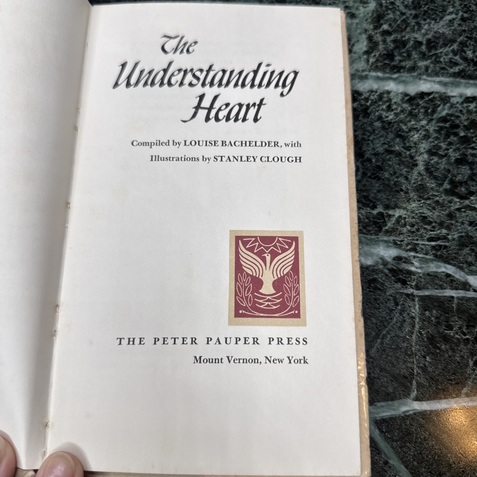 Peter Pauper Press Understanding Heart Louise Bachelder HCDJ 1966