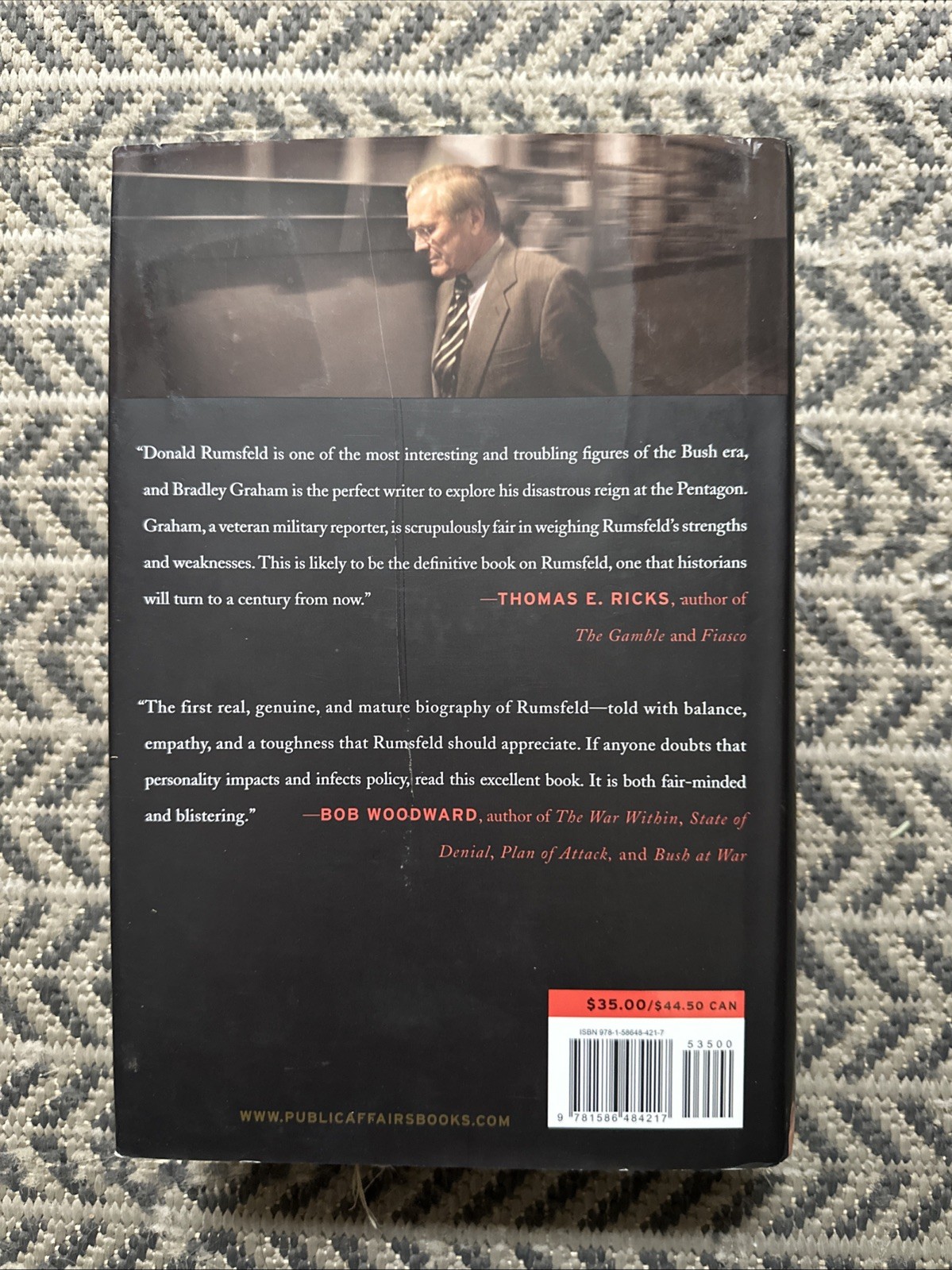 By His Own Rules Book By BRADLEY GRAHAM / DONALD RUMSFELD Successes Failures