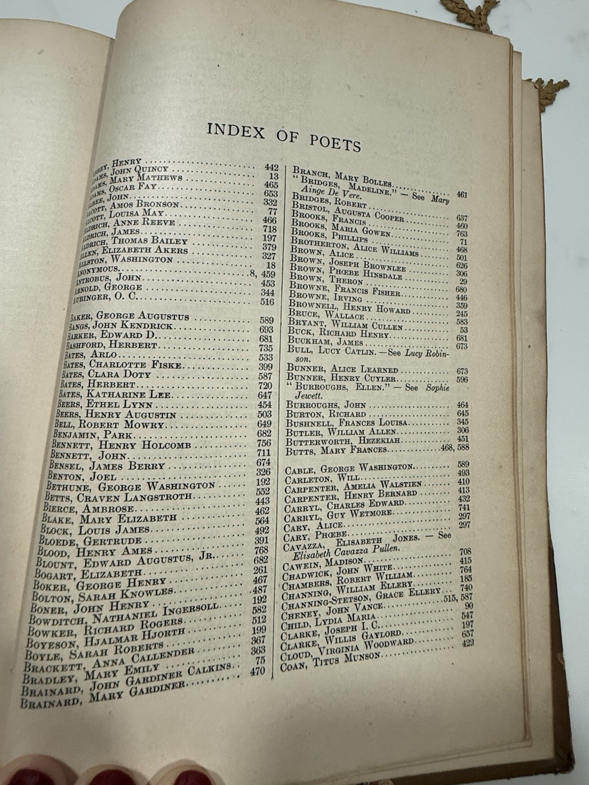 An American Anthology- Stedman 1906 Poetry 1787-1900 Poe Longfellow Leather Gilt