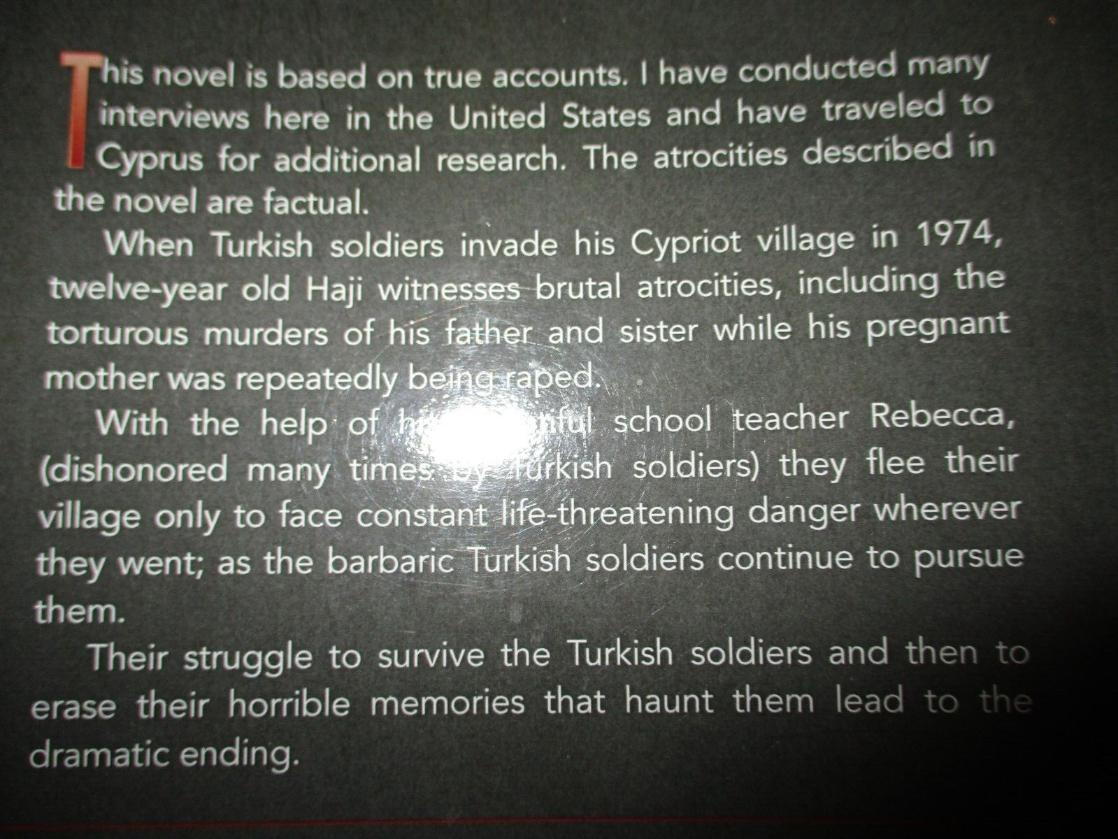 Escaping Cyprus – Paperback By Constantine, Gus – SIGNED