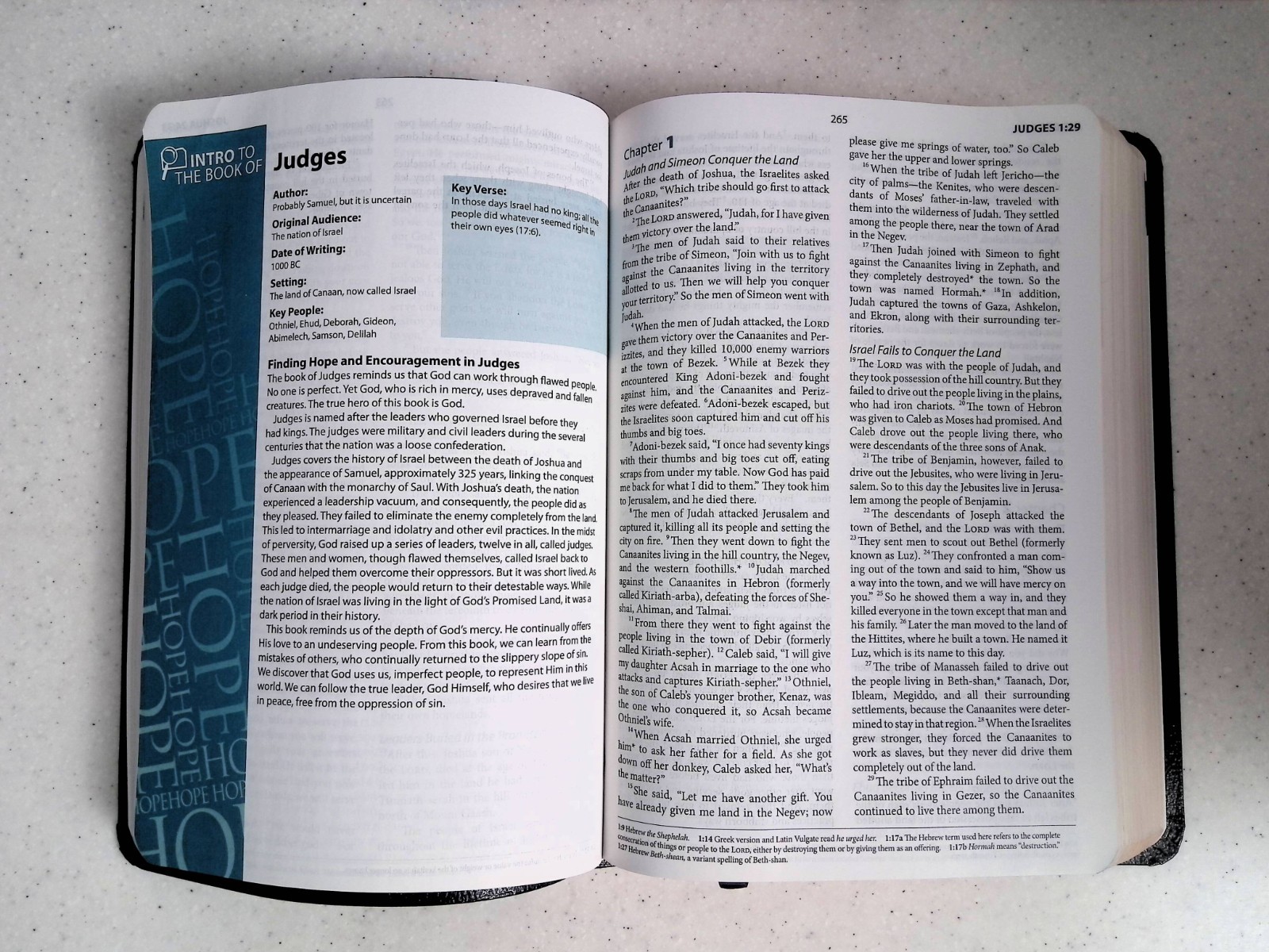 Hope for Today Bible – Notes/Encouragement by Joel & Victoria Osteen, Free Press