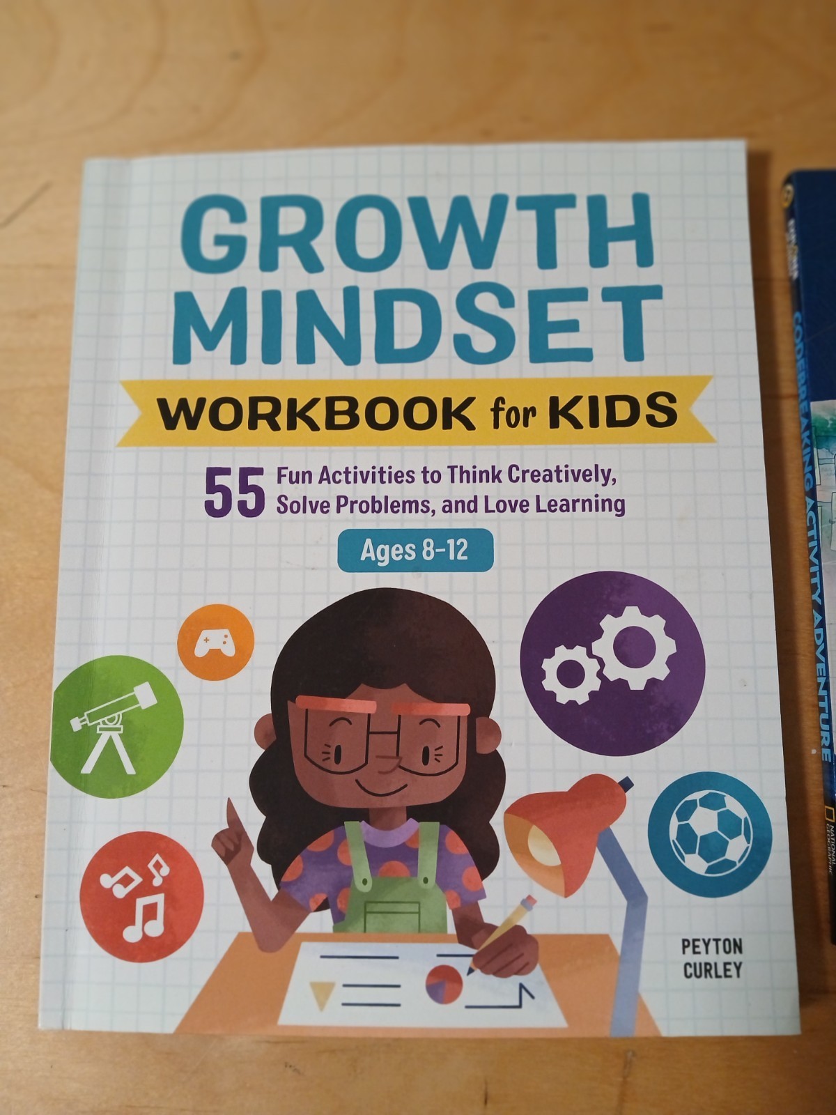 Peyton Curley Growth Mindset Workbook for Kids + Explorer Academy Code-Breaking