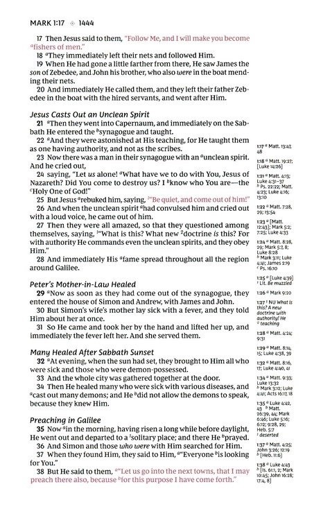 NKJV Single Column Reference Bible, Comfort Print, Black Hardcover, Red Letter