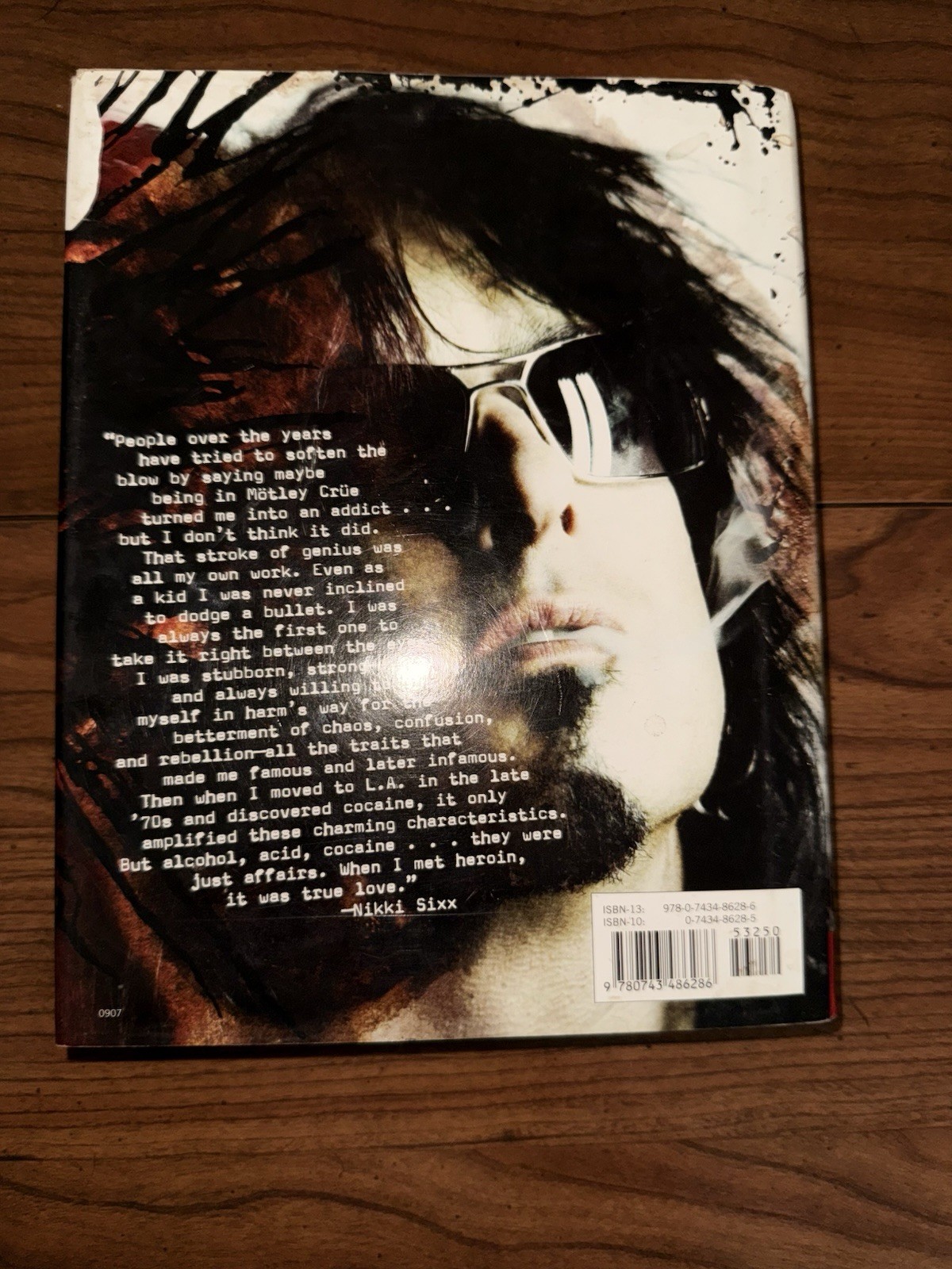Heroin Diaries HC Nikki Sixx Motley Crue MTV Pocket Books 1st pr 2007