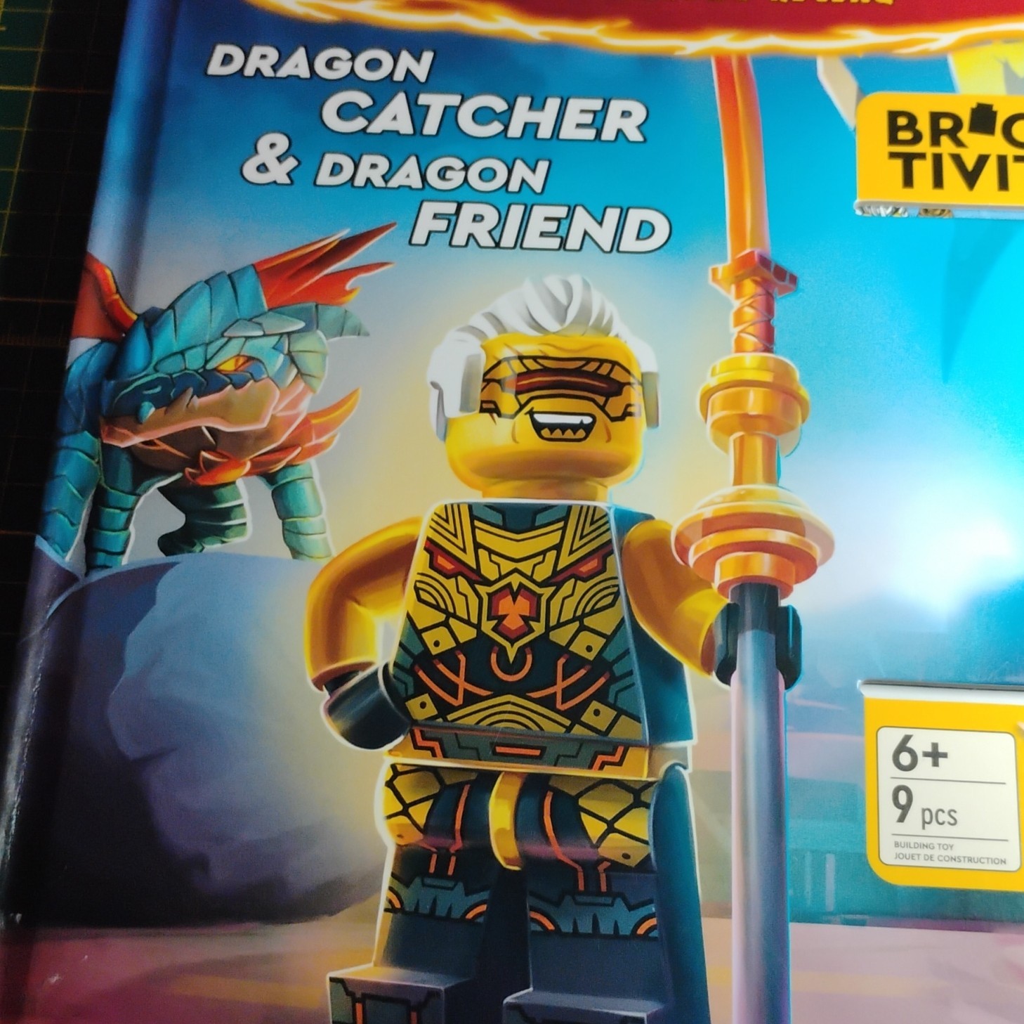 Scholastic LEGO Ninjago Dragon Catcher & Dragon Friend HC 1st Ed 2025 Eng