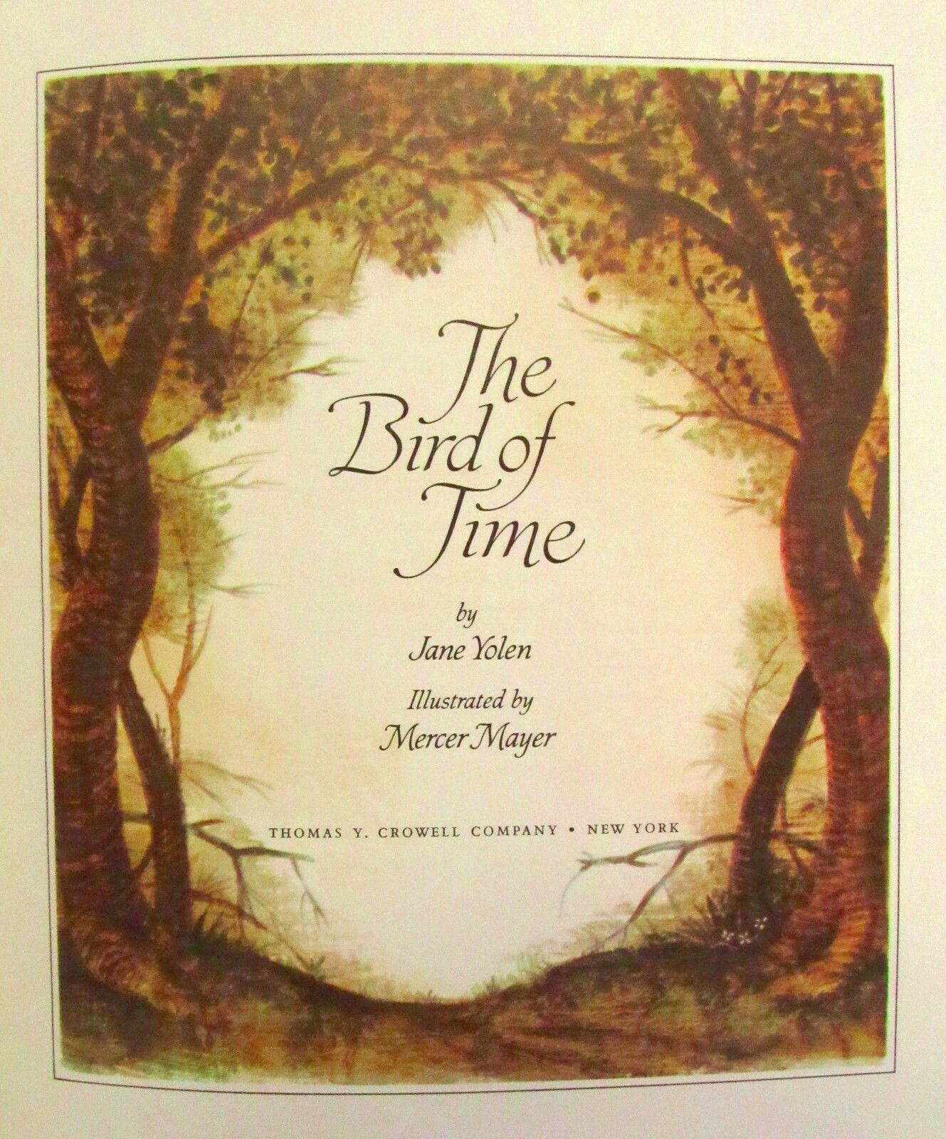 THE BIRD OF TIME Jane Yolen & Mercer Mayer 1971 1st/1st HBDJ L1