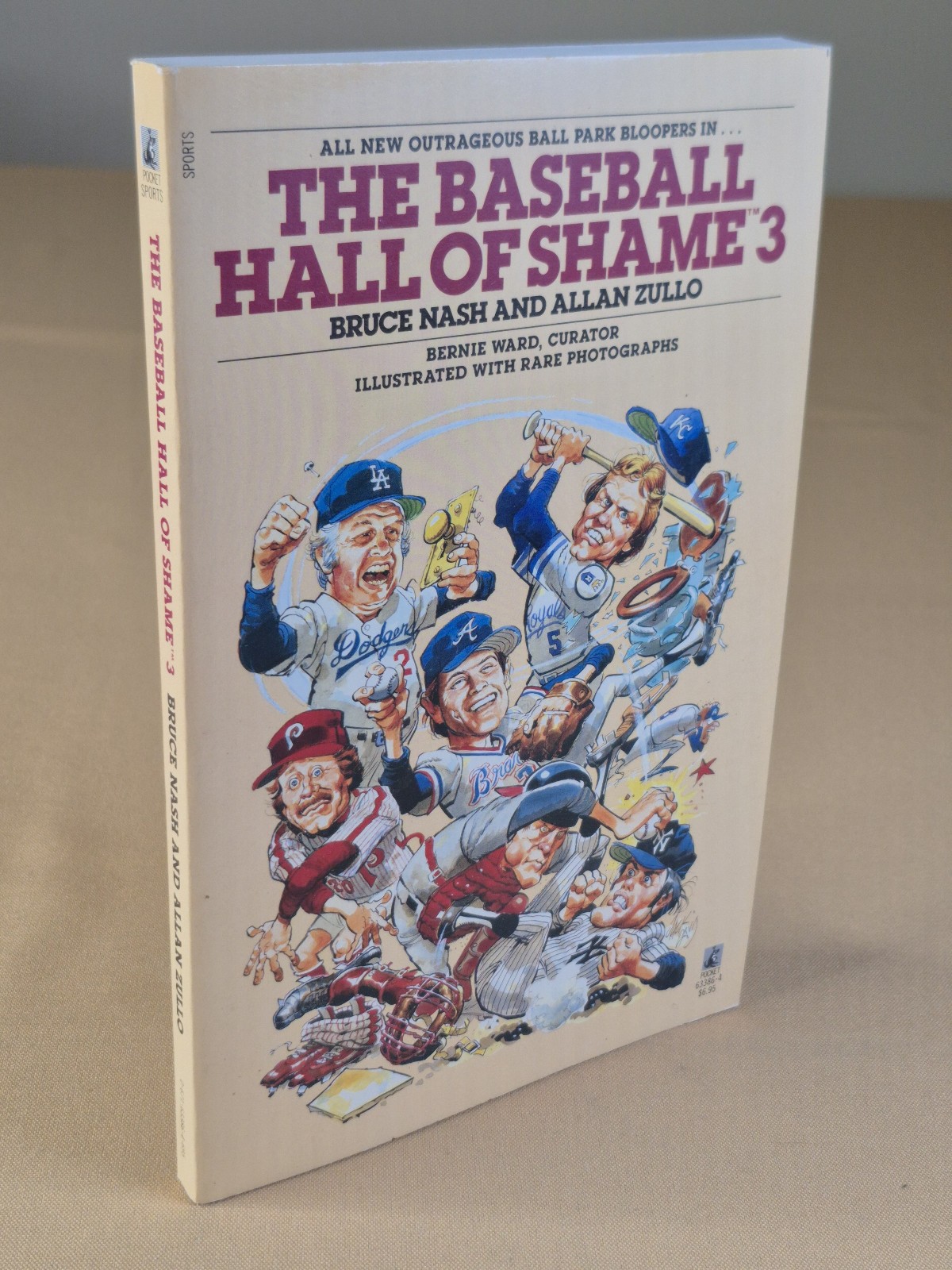 4 Books – NO CREASES – The Baseball Hall of Shame 1, 2, 3, 4 Pocket Books Trade