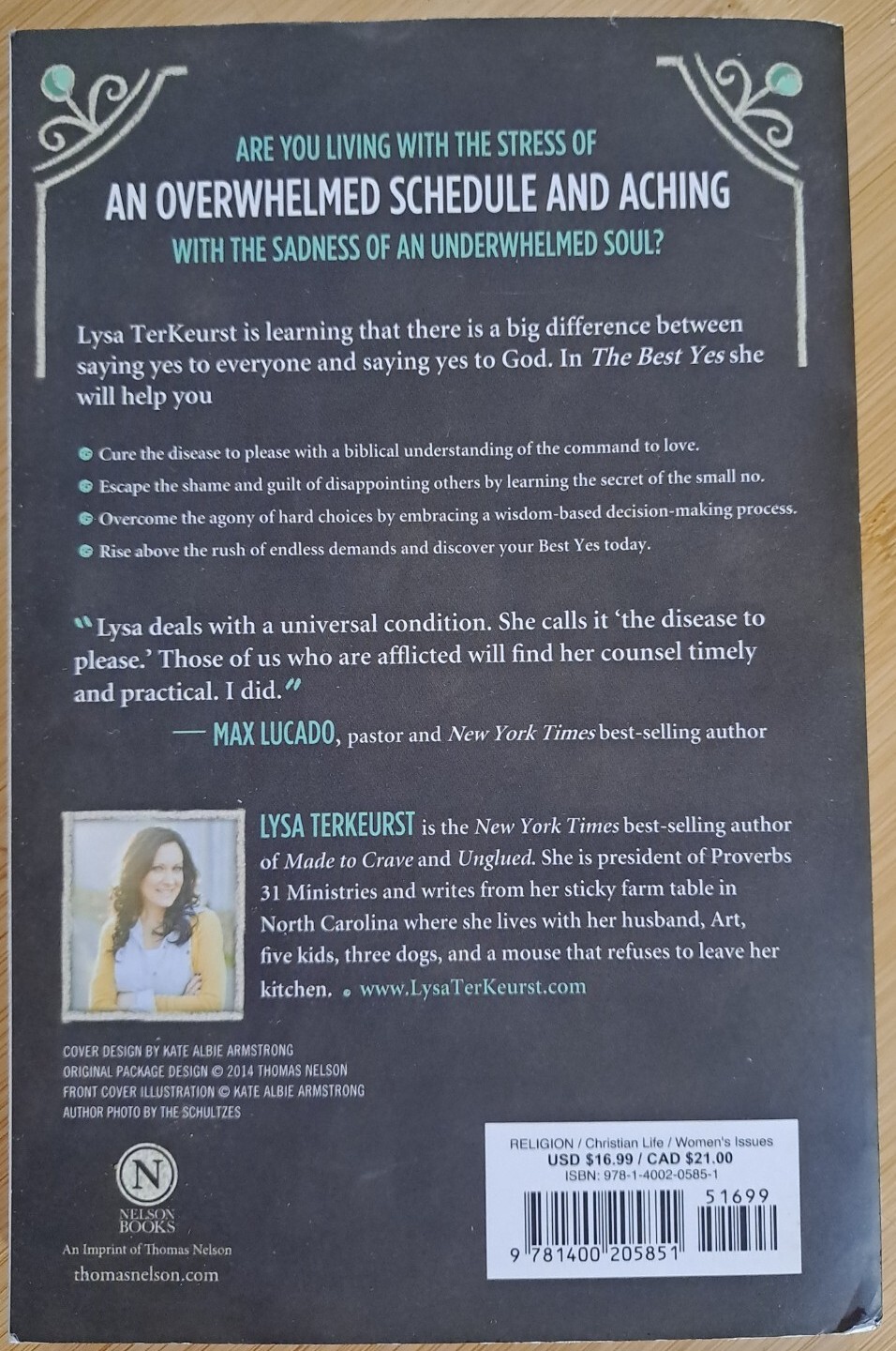 The Best Yes by Lysa TerKeurst (2014, Trade Paperback)