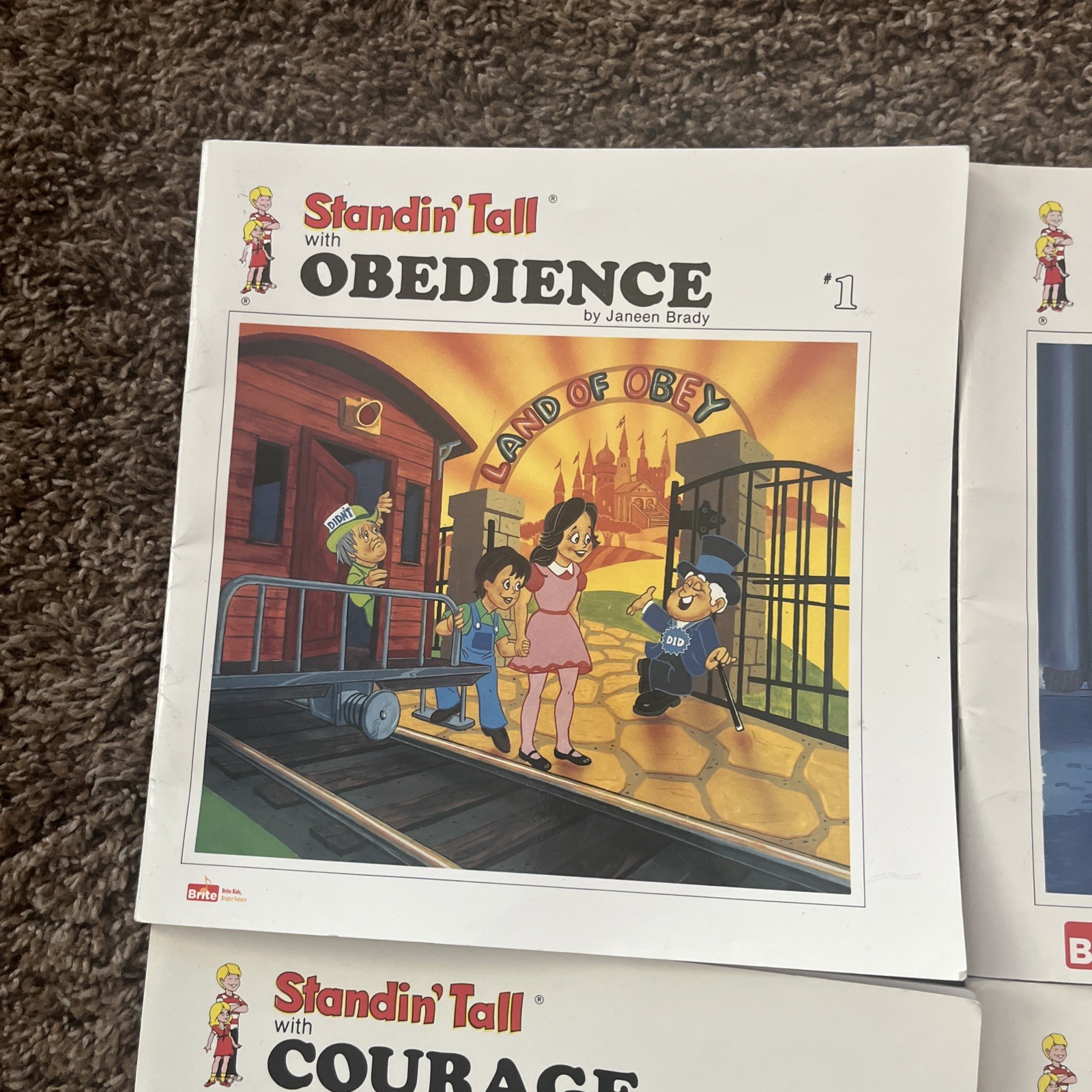 Lot Of 12 STANDIN’ TALL Book Set By Janeen Brady #1-12 Honesty, Courage, Love…