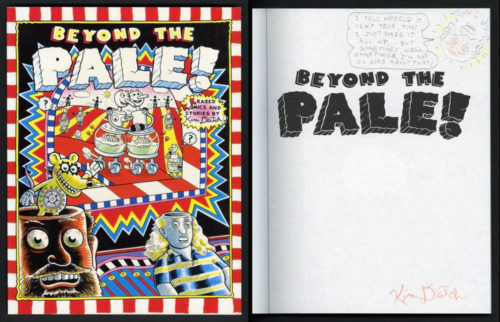 Kim Deitch SIGNED AUTOGRAPHED Beyond The Pale SC + SKETCH 1st Ed 1st Pr Comic