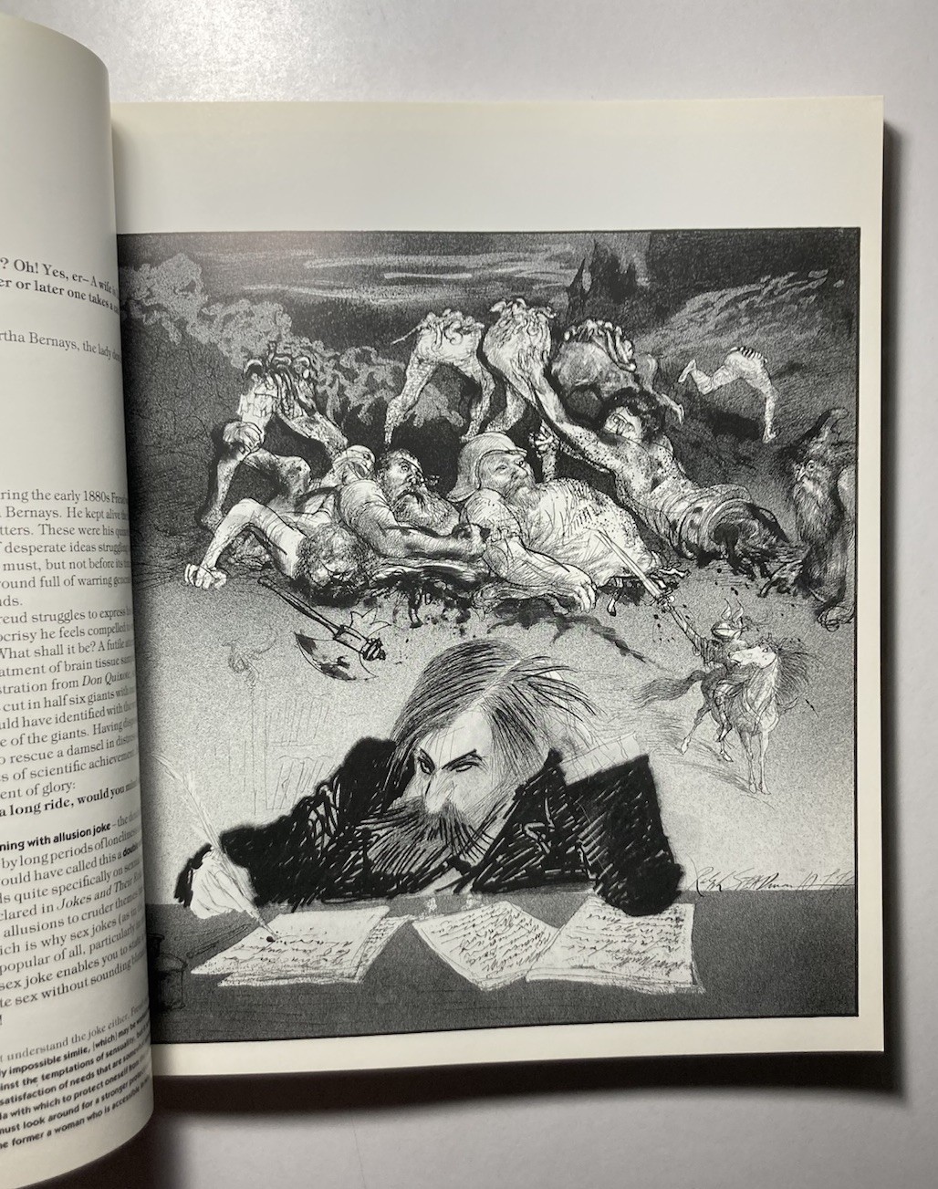 RALPH STEADMAN “Sigmund Freud” 1997 Trade Paperback Firefly Books New Edition