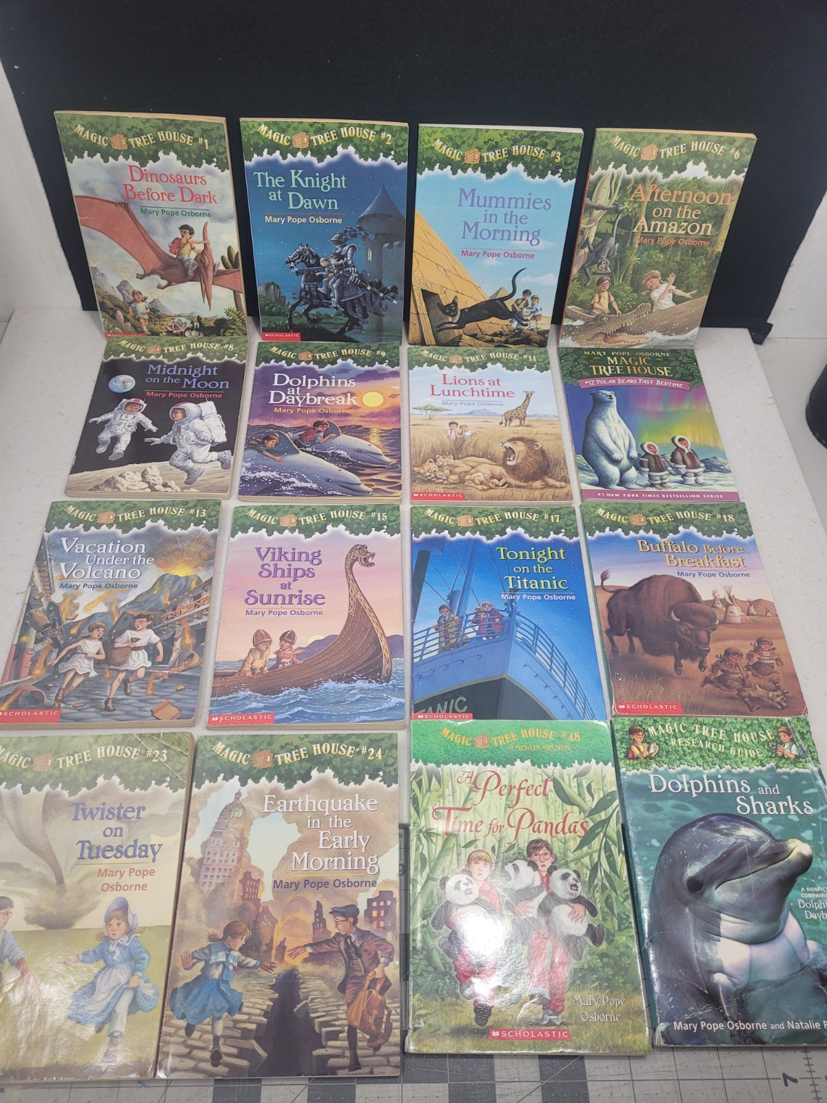 Magic Tree House Paperback Lot of 16 #1,2,3,6,8,9,11,12,13,15,17,18,23,24,48 +