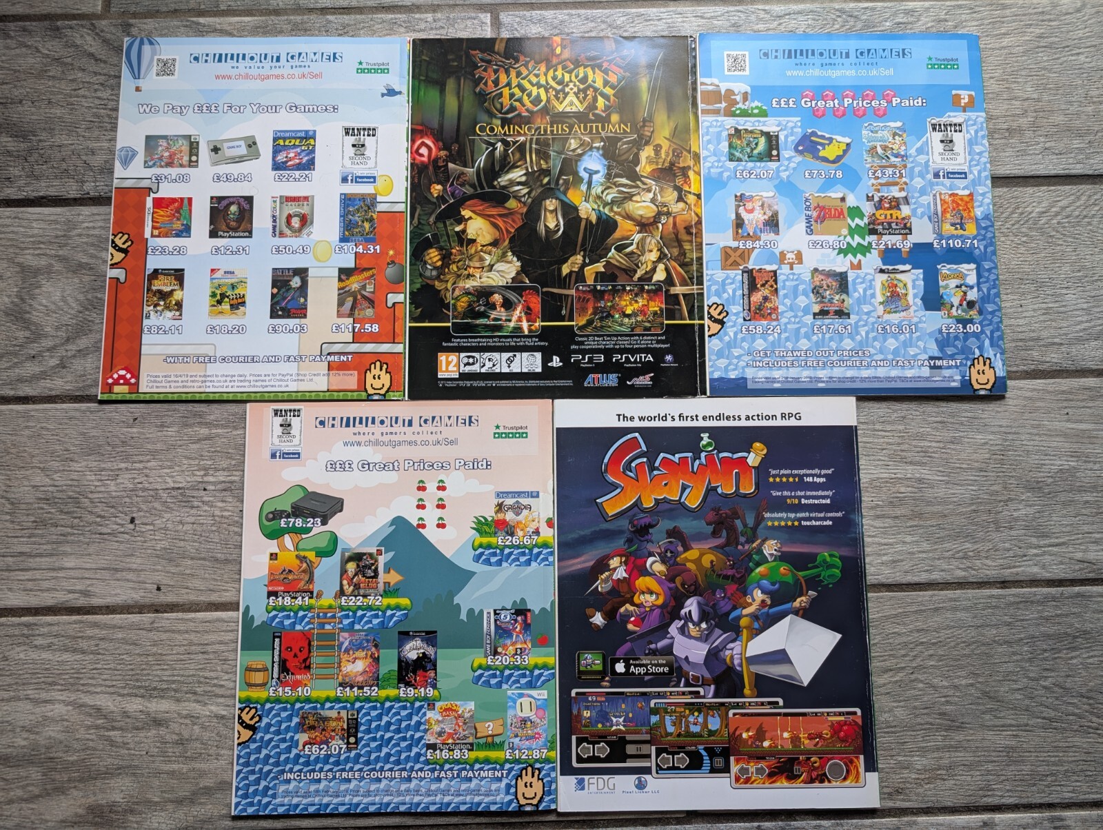 RETRO GAMER Magazines Lot, 5 Issues #120, 121, 190, 191, 193 – ZELDA, MK