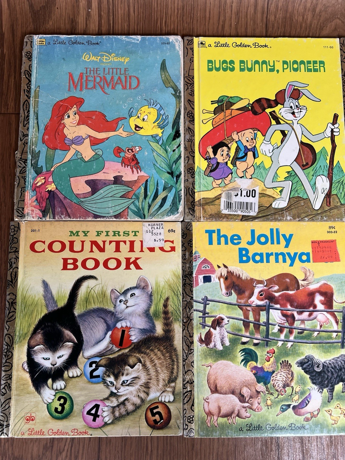 Vintage Lot Of Rare 11 Little Golden books Classic Stories 70s-90s