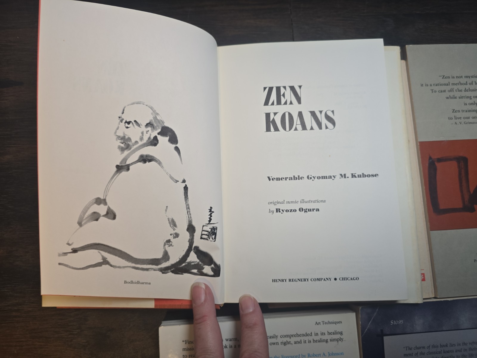 Book Lot #73 Vintage: Zen Buddhism, Koan, Mandala, Training, 4 pbs 1 hrdcover