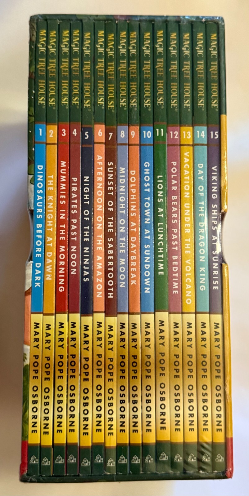 Magic Tree House Collection 1: 1-15 Book Box Set by Mary Pope Osborne Brand New
