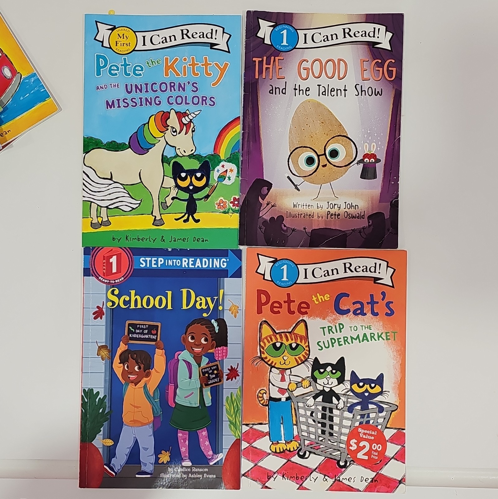 Kids Early Reader Book Lot 16 I Can Read! Step Into Reading Illustrated