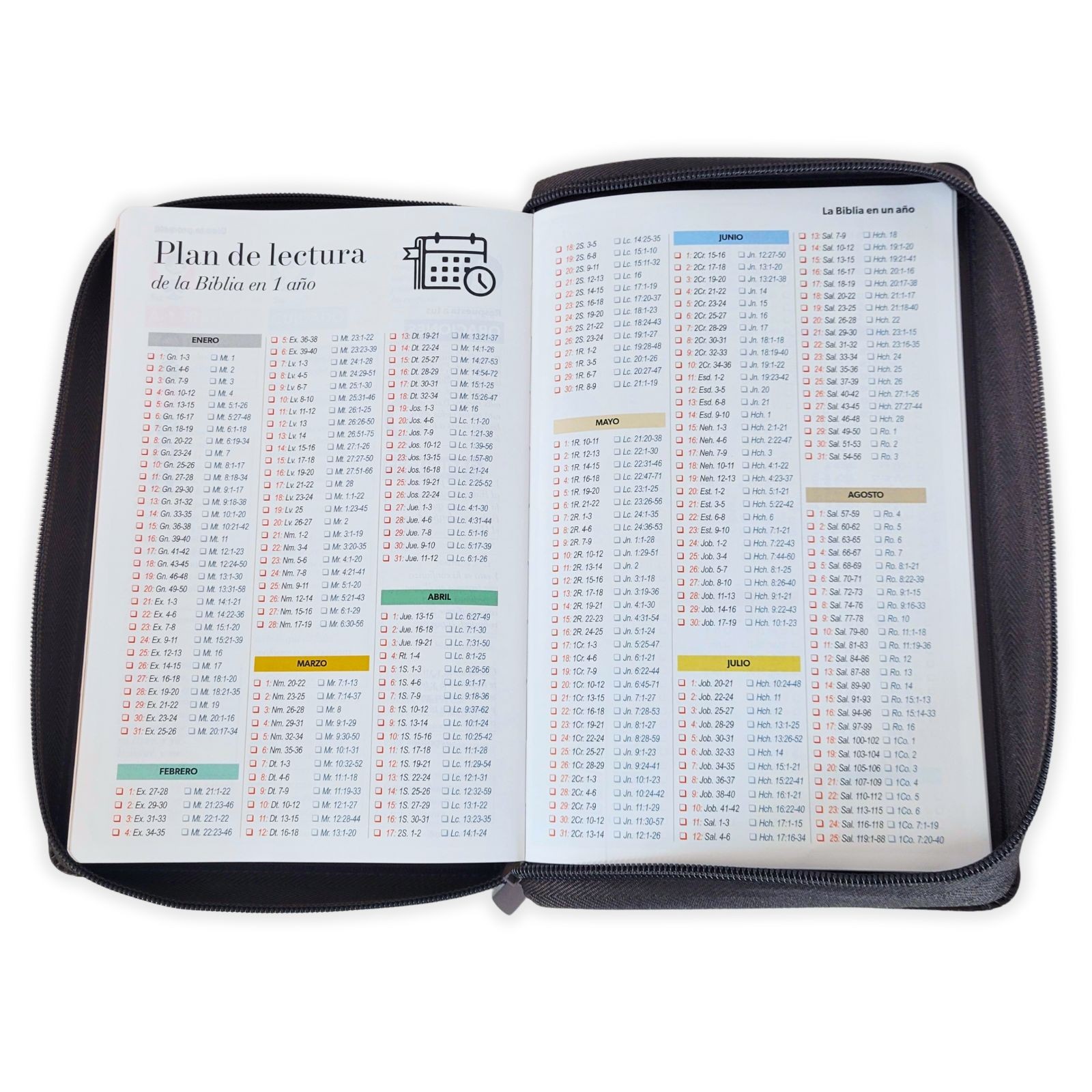 Biblia con Cierre Letra Gigante Manual 14 puntos RV1960 imit piel negro con i…