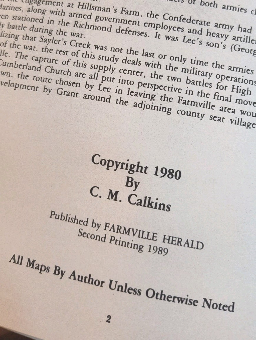 36 Hours Before Appomattox Battles Saylors Creek 1865 USHistory Chris Calkins PB