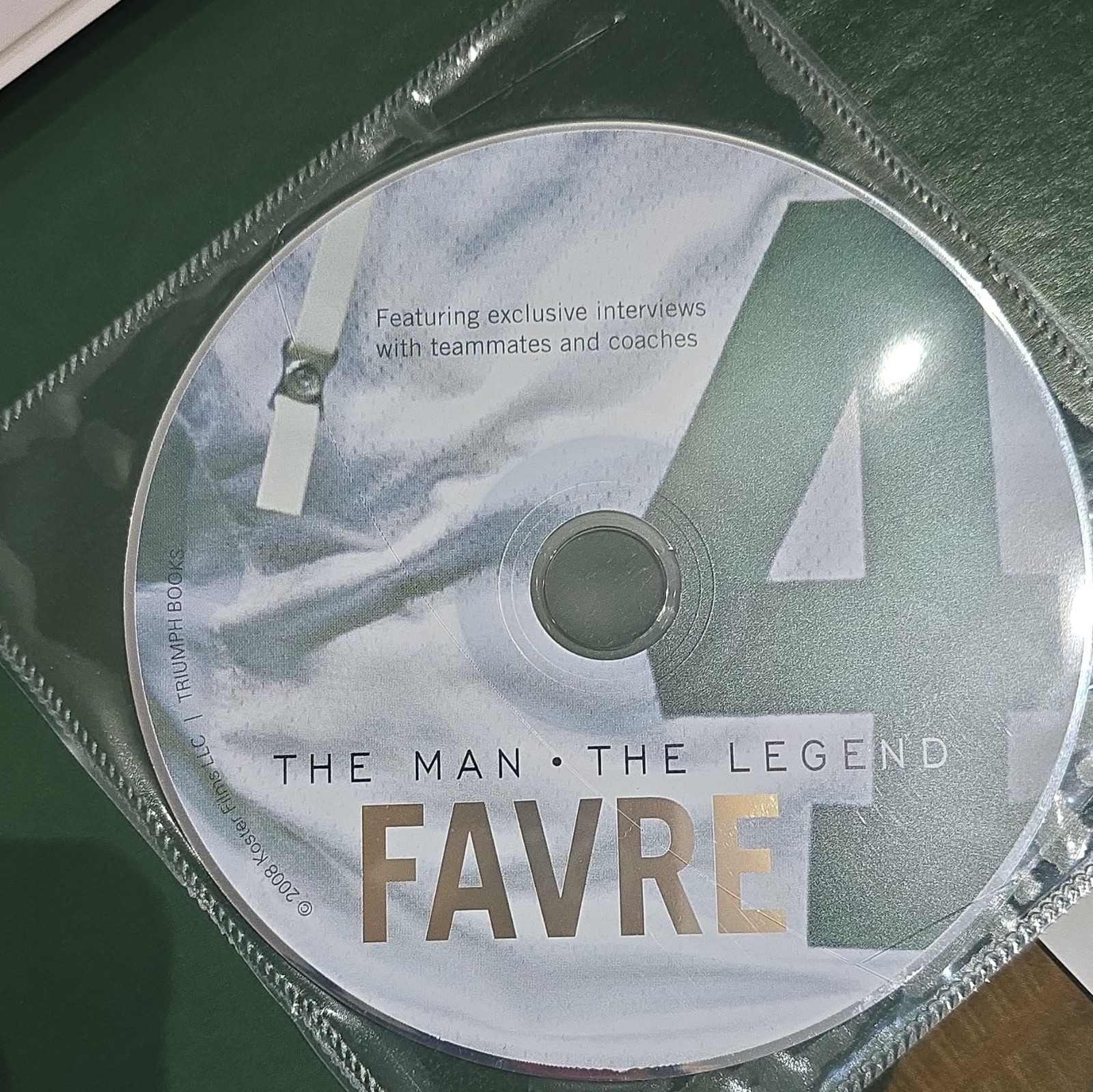 Triumph Books Favre: The Man. The Legend Hardcover Illustrated + CD 2008