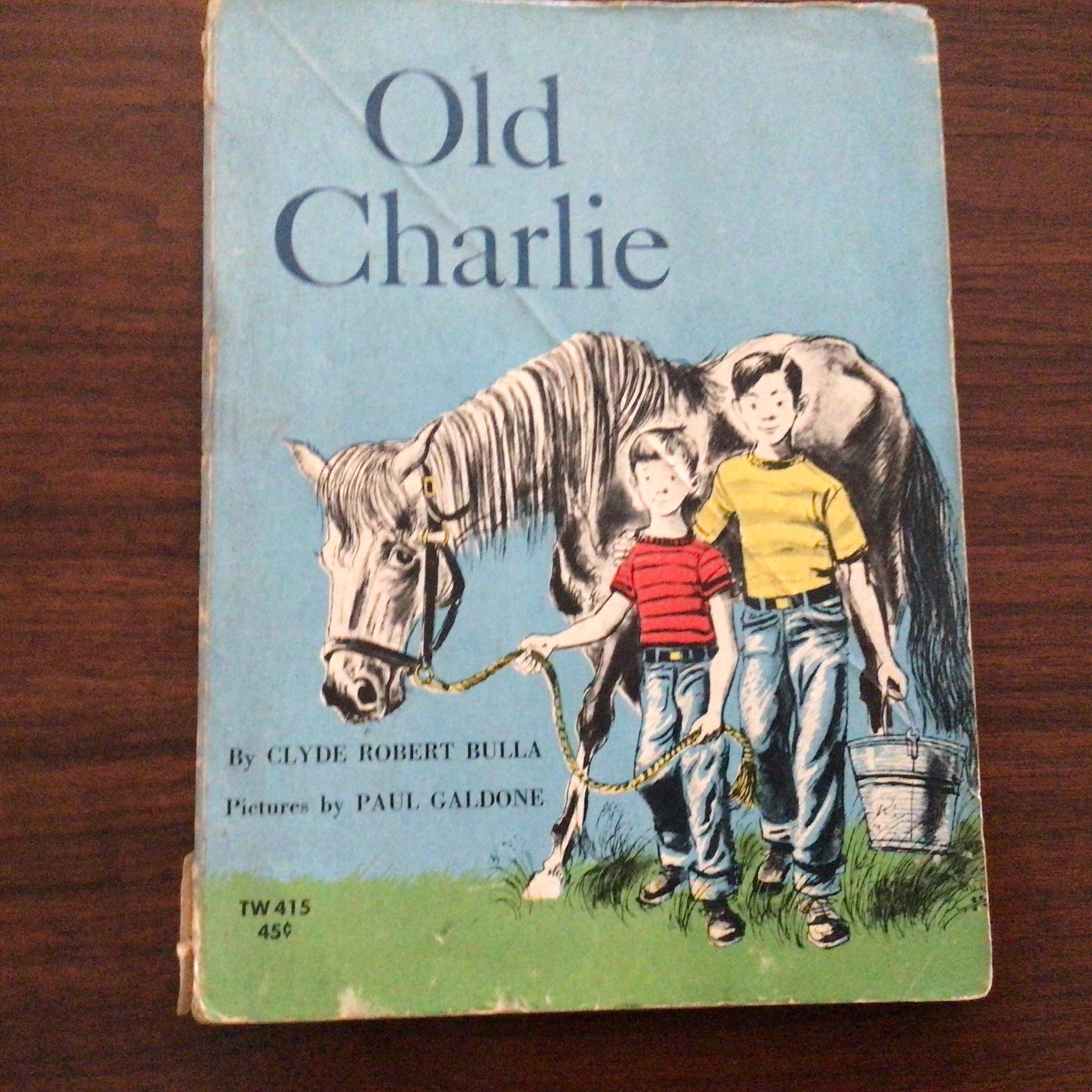 Old Charlie Vintage Paperback Clyde Robert Bulla Paul Galdone Childrens Horses