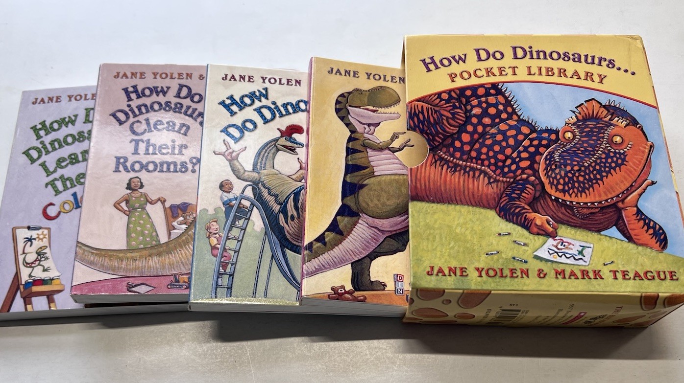 How Do Dinosaurs… (4) Book Set Pocket Library Scholastic Blue Sky Press