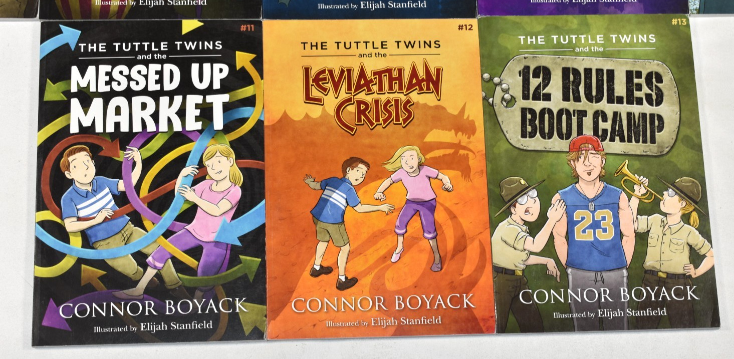 The Tuttle Twins 1-13 Lot of 13 Connor Boyack Paperback Books Series Set