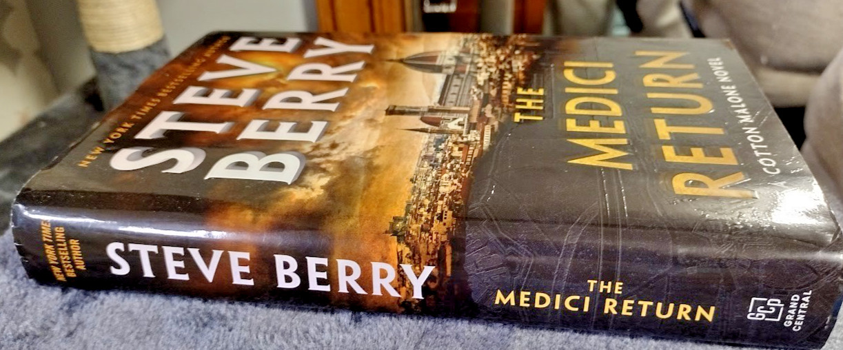The Medici Return by Steve Berry; 2025 HC/DJ 1st/1st; VG to Good Condition