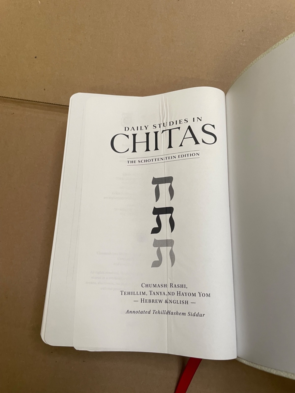 Daily Studies in Chitas – The Schottenstein Edition Flexibound Ã¢ÂÂ