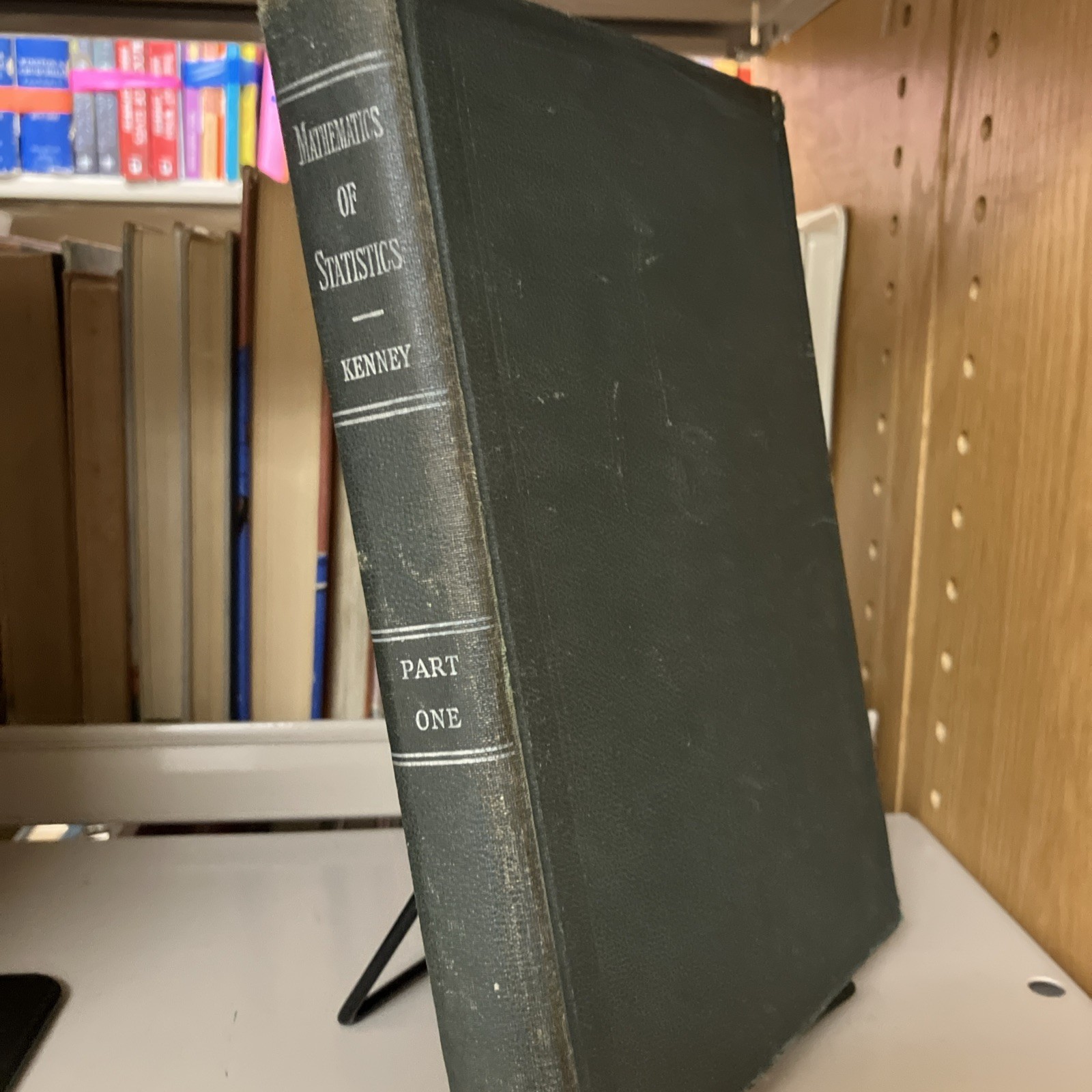 Vintage 1945 Mathematics of Statistics Part 1 John Kenney Nostrand Hardcover