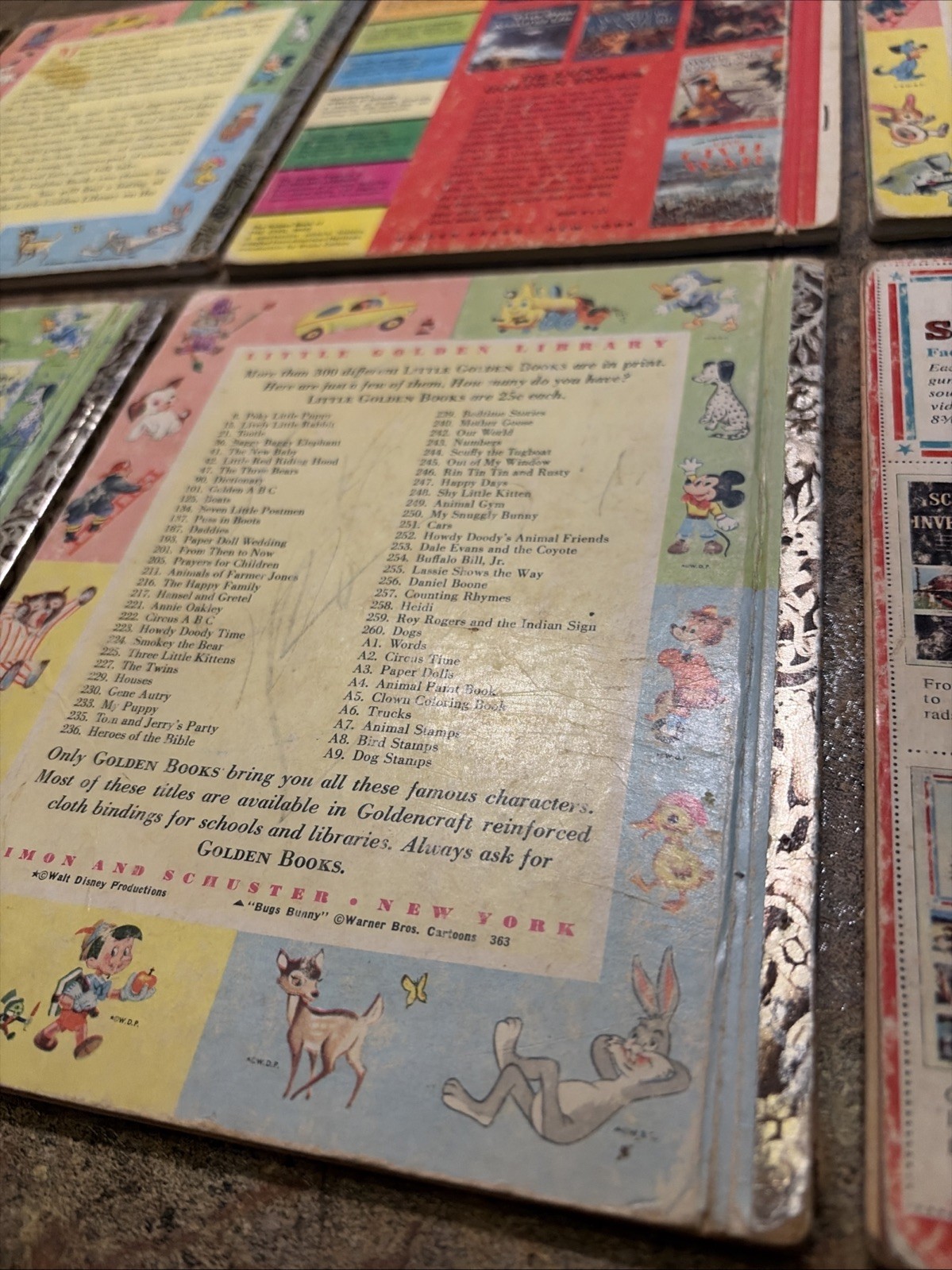 VTG LITTLE GOLDEN BOOKS LOT OF 8 Hardcover BOOKS