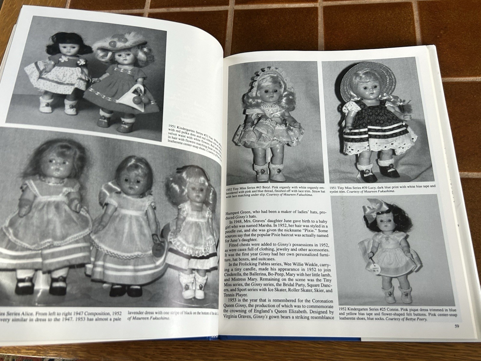 Ginny Doll Encyclopedia HC DJ Sue Nettleingham Roberts Dorothy Bunker LN EUC