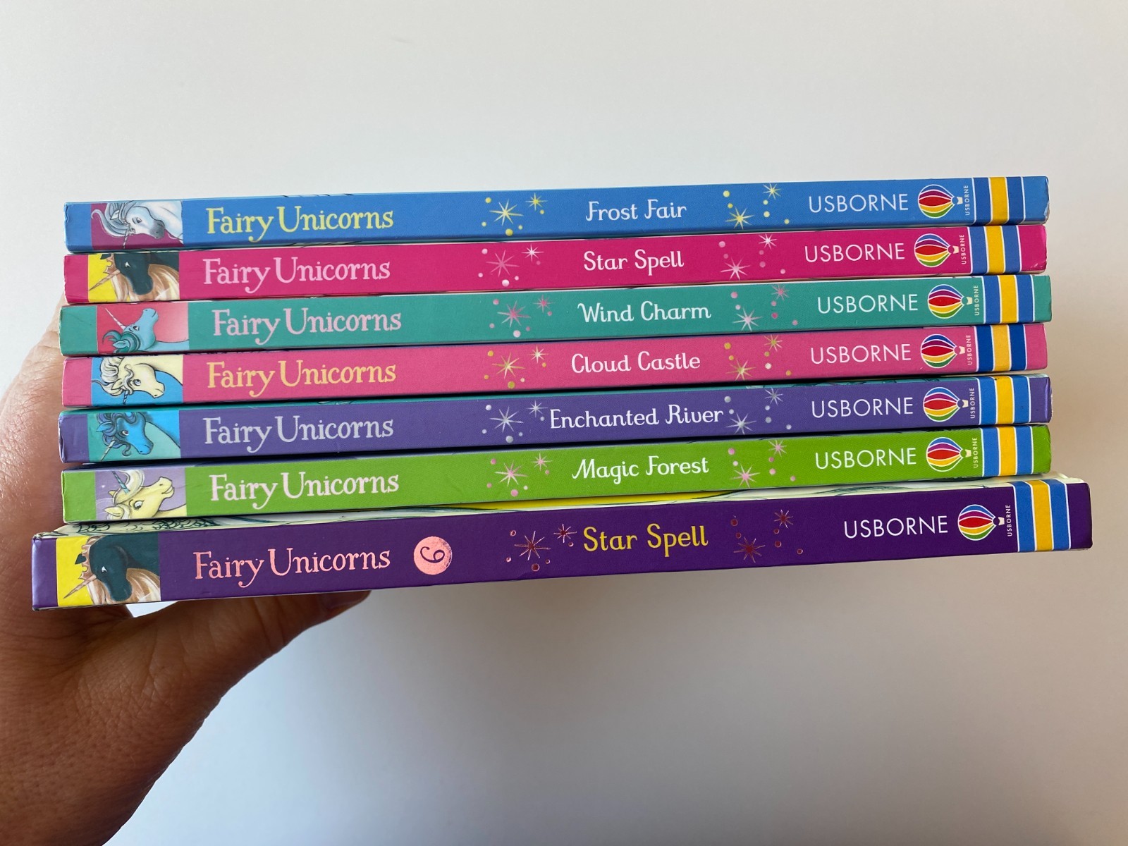 FAIRY UNICORNS LOT 7~Zanna Davidson~USBORNE~River~Forest~Frost~Star~Castle~Wind~