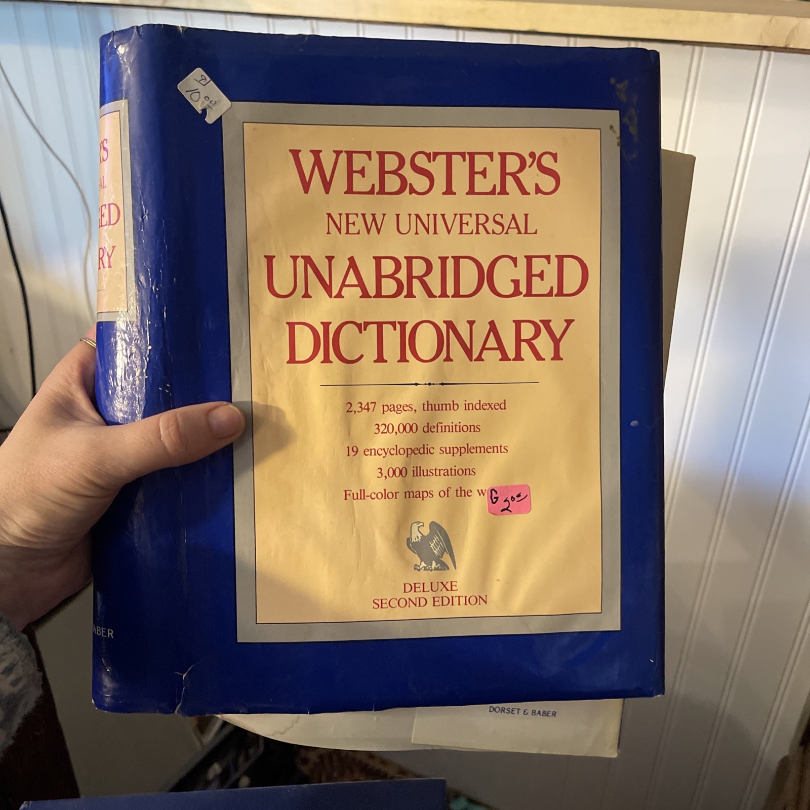 Webster’s New Universal Unabridged Dictionary: Deluxe Second Edition 1979 HC C5