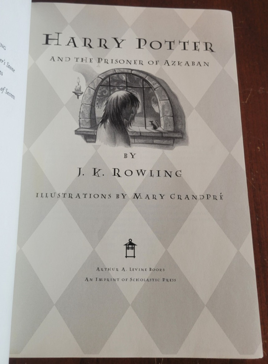 Harry Potter and the Prisoner of Azkaban – JK Rowling – 1st US Ed/1st Print 1999