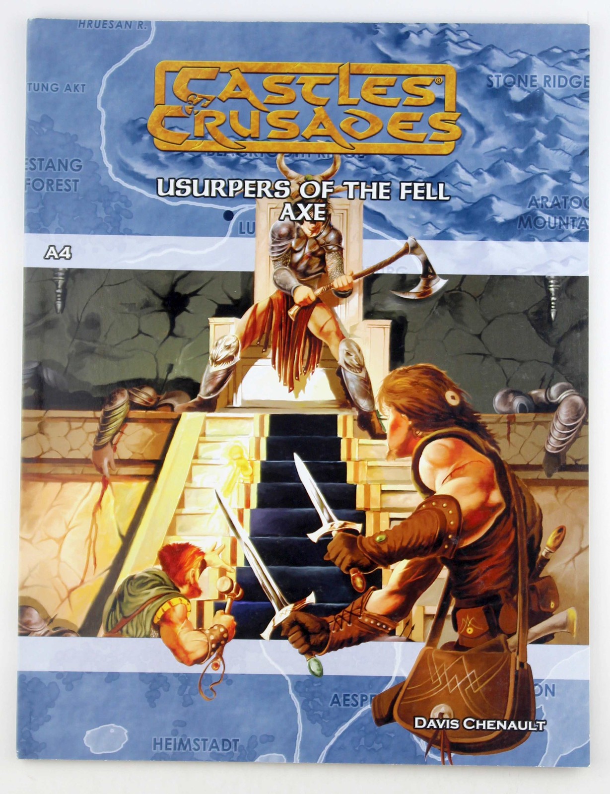 Castles & Crusades A4 Usurpers of the Fell Axe Davis Chenault Troll Lord Games