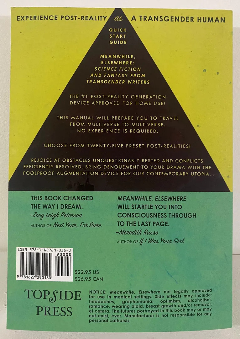Meanwhile, Elsewhere: Science Fiction and Fantasy from Transgender Writers