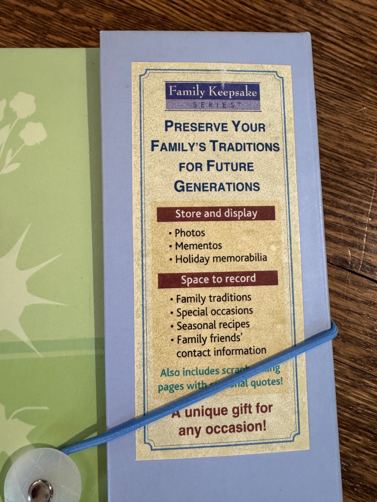 Seasons of Joy HOLIDAY & SPECIAL EVENTS Keepsake Book Family Memories 12×9.25″