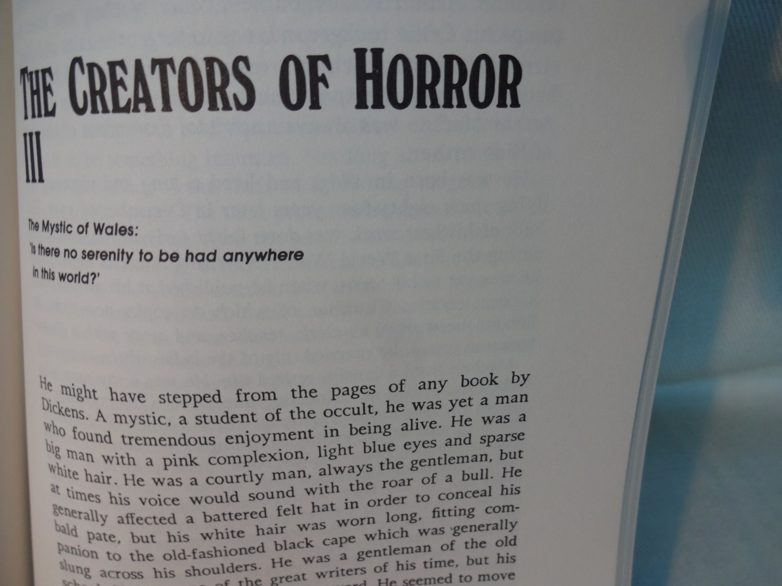 Horrors! by Drake Douglas, paperback, 1991