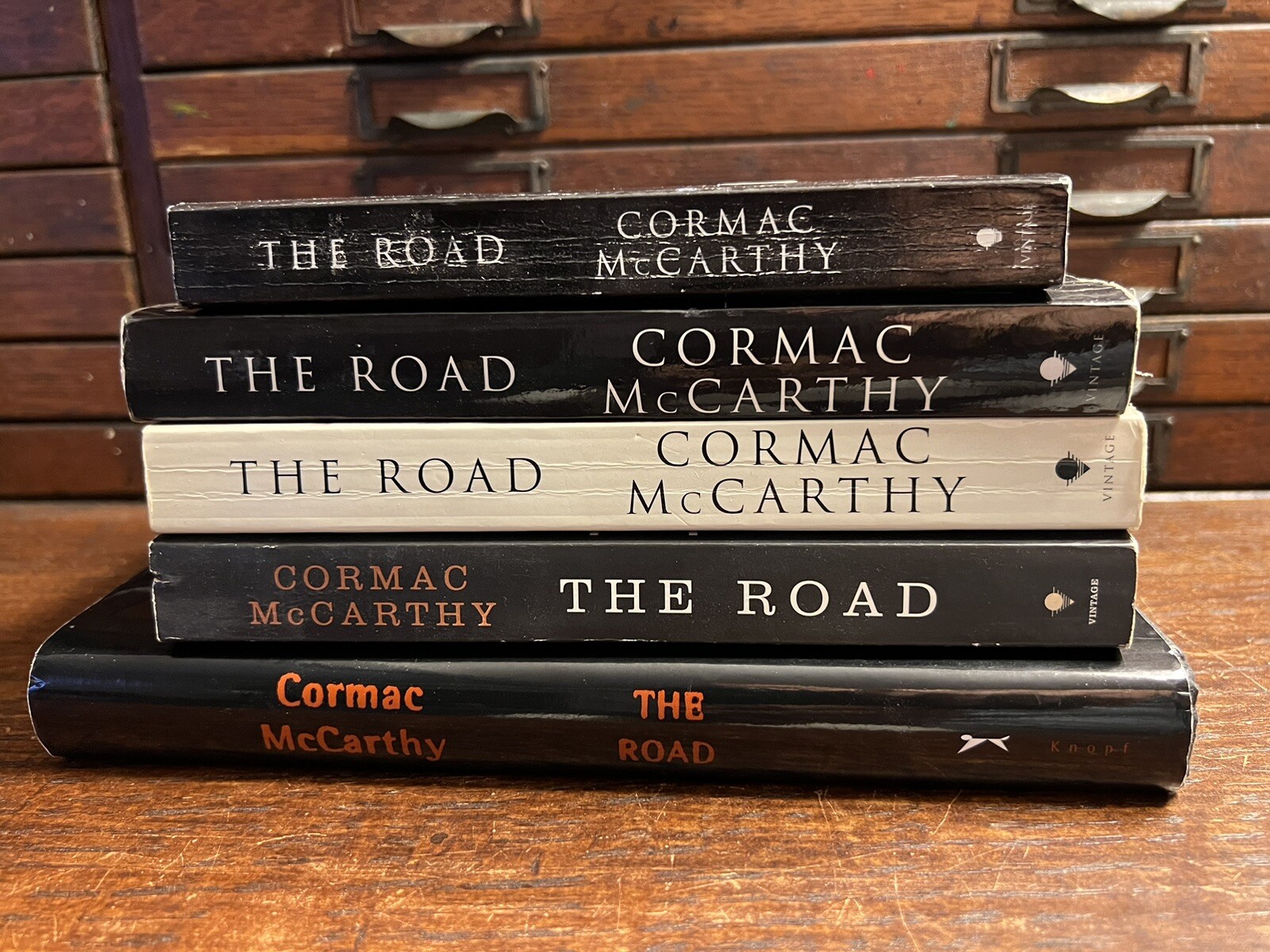 Lot of 5: The Road by Cormac McCarthy TRUE First Edition Hardcover + 4 PB Books