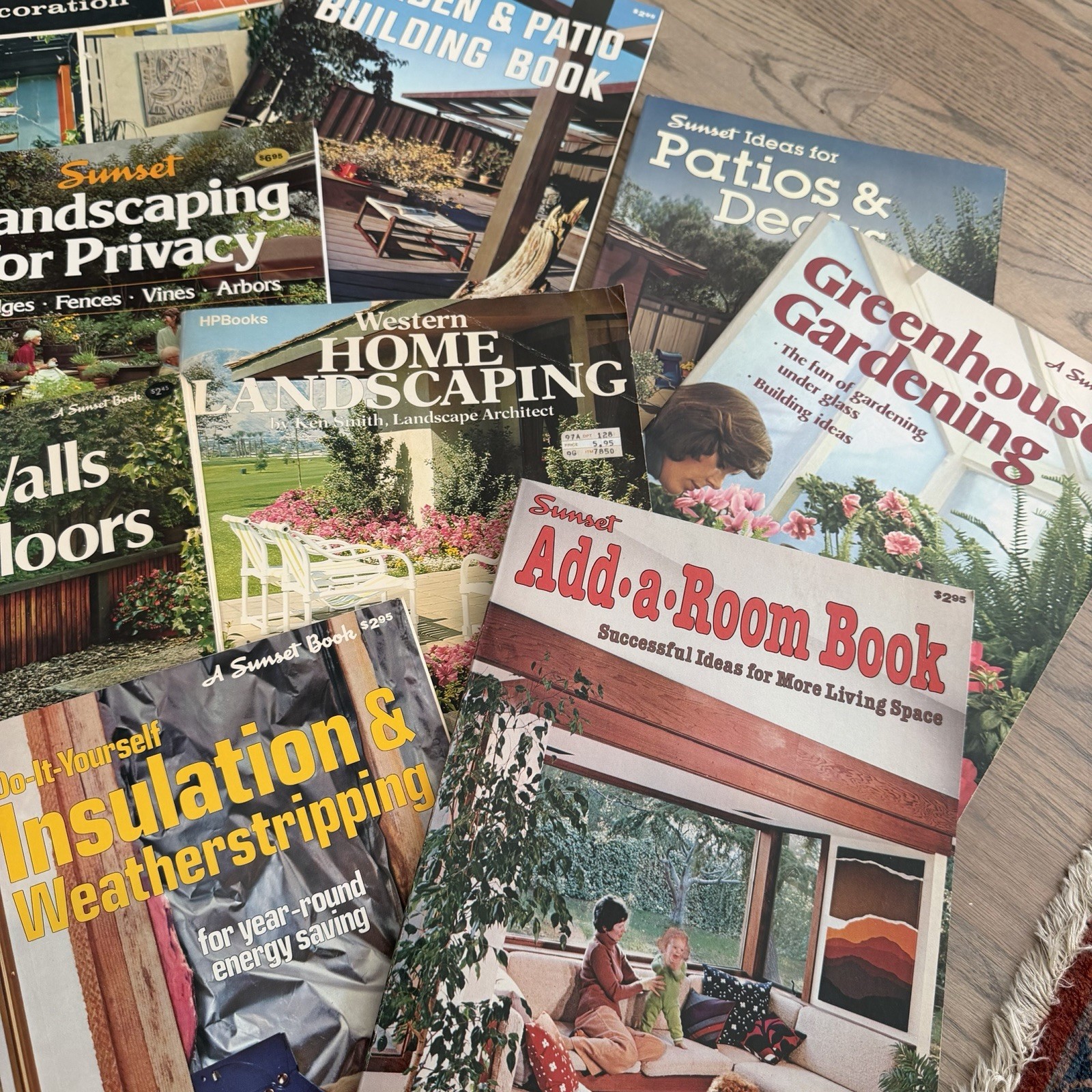 Sunset Magazine Vintage Lot of 15 books Modern Garden Landscape Design Remodel