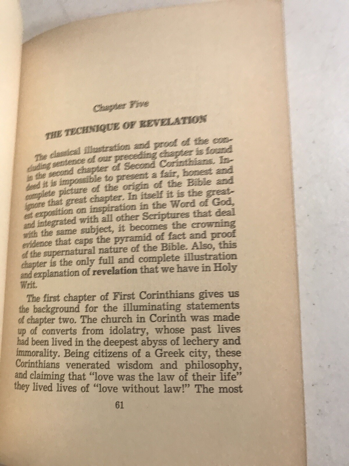 Inspiration Plus Revelation Equals The Bible Harry Rimmer 1944 PB