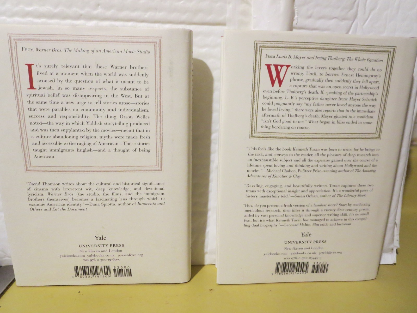 Louis B. Mayer & Irving Thalberg and Warner Bros Studio (2 NEW HC) Clark Gable