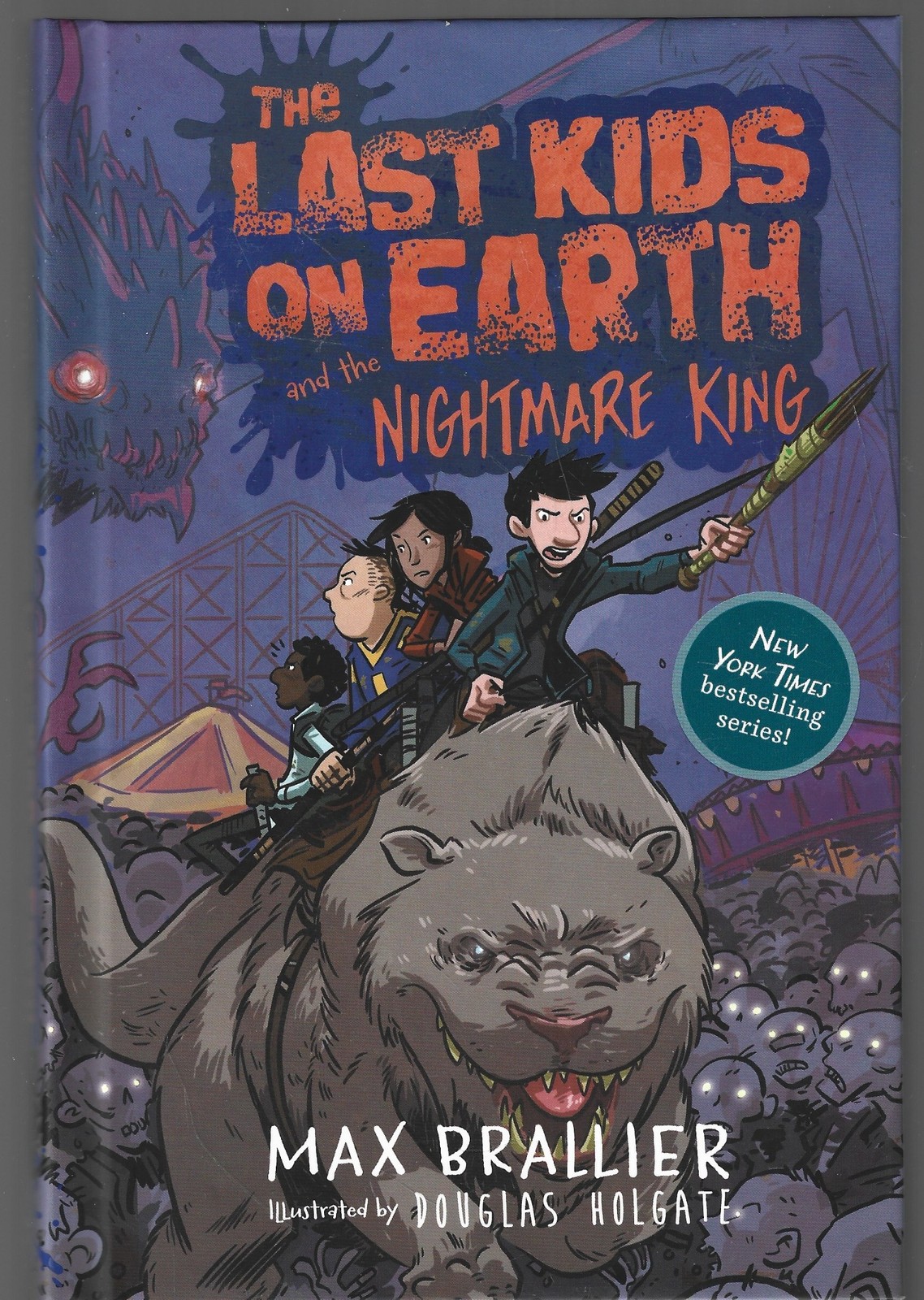 The Last Kids on Earth Series Volumes 1- 4 Brallier & Holgate Graphic Novels HC
