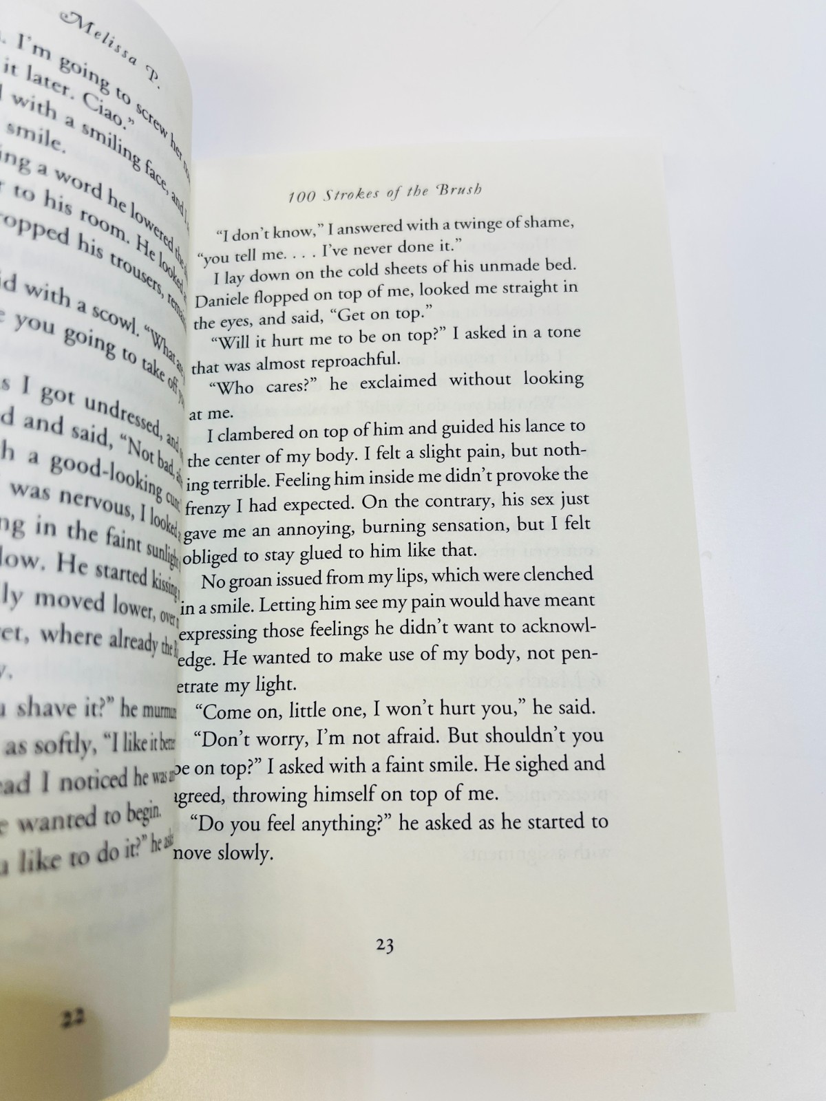 100 Strokes of the Brush Before Bed Paperback Melissa P.