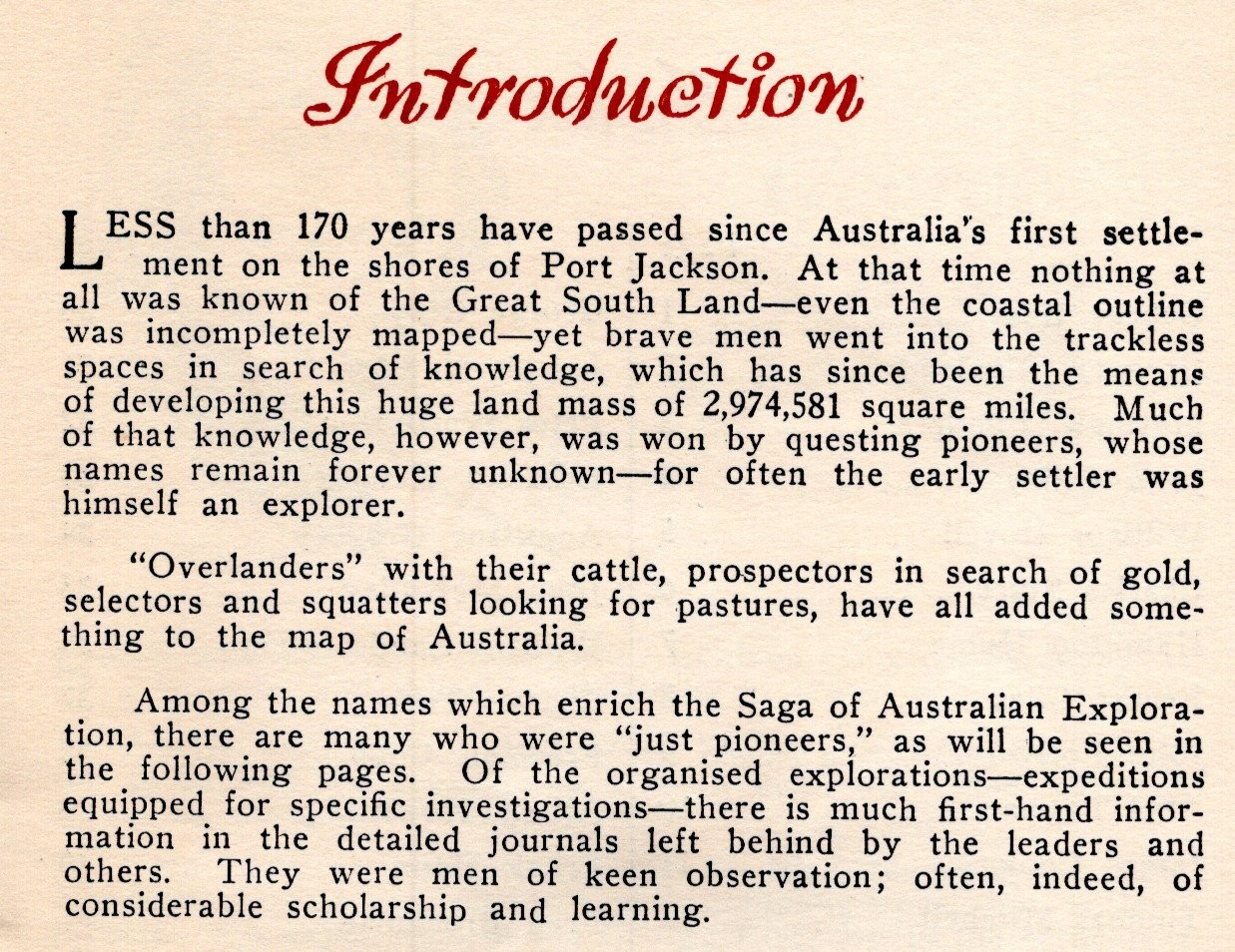 TAA Presents 54 EXPLORERS of AUSTRALIA 58 pages Trans Australia Airlines 1955