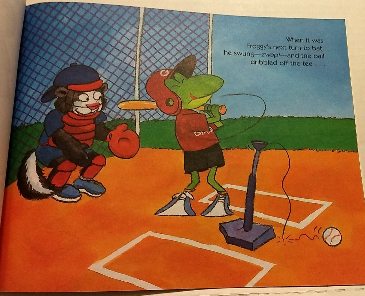 Froggy Plays T-Ball Children’s Paperback By Jonathan London HG34