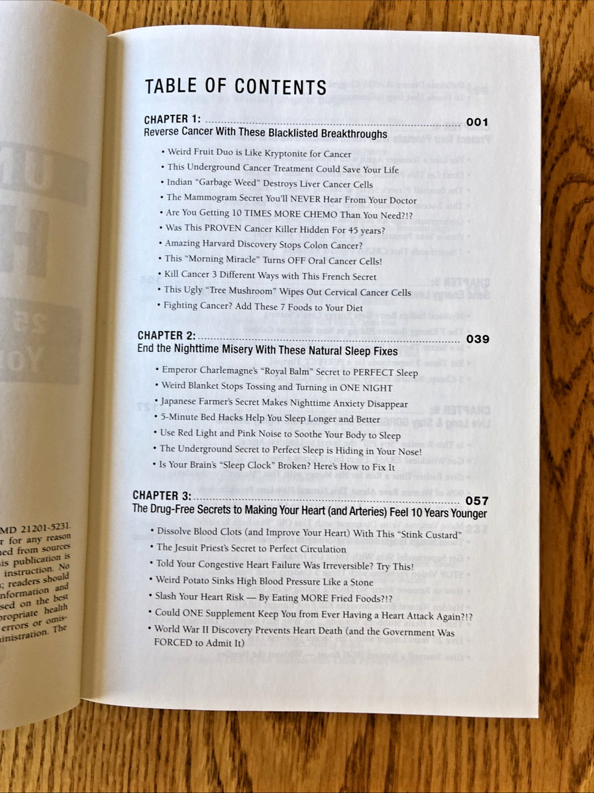 Natural Health Books Lot 3 – Miracles From Vault, Uncensored Health, Atlas Cures