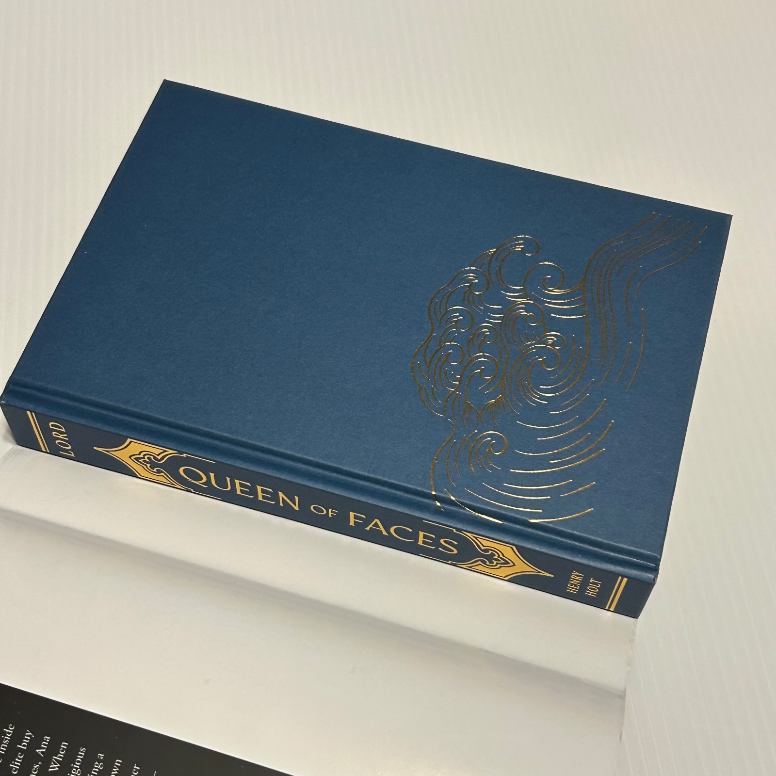 Queen of Faces Petra Lord Fantasy 1st Edition 2026 HB Book Sprayed Edges Guilded