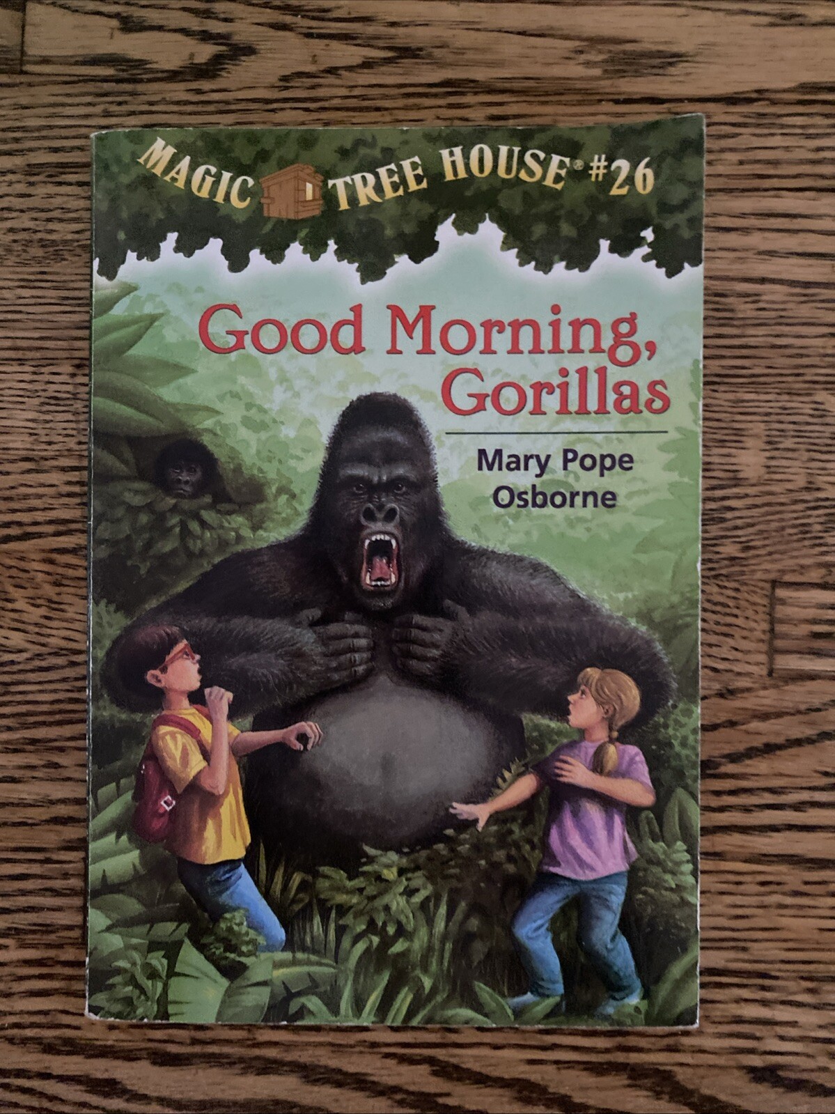 Good Morning, Gorillas by Mary Pope Osborne (2002, Mass Market)